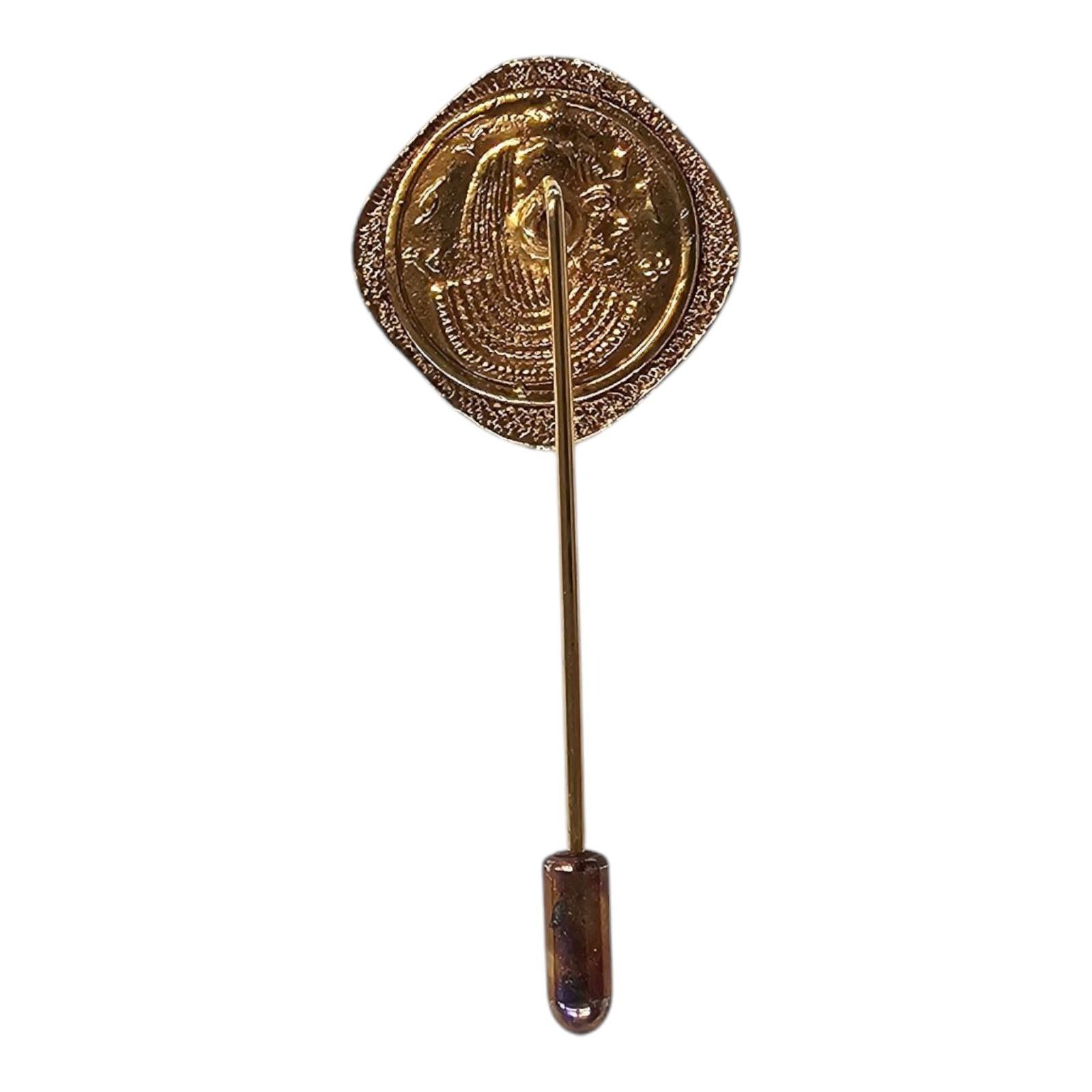 Other Phoenix Rising Stick Pin Flames Egyptian Pharaoh Head Coin L Size ONE SIZE - 5 Thumbnail
