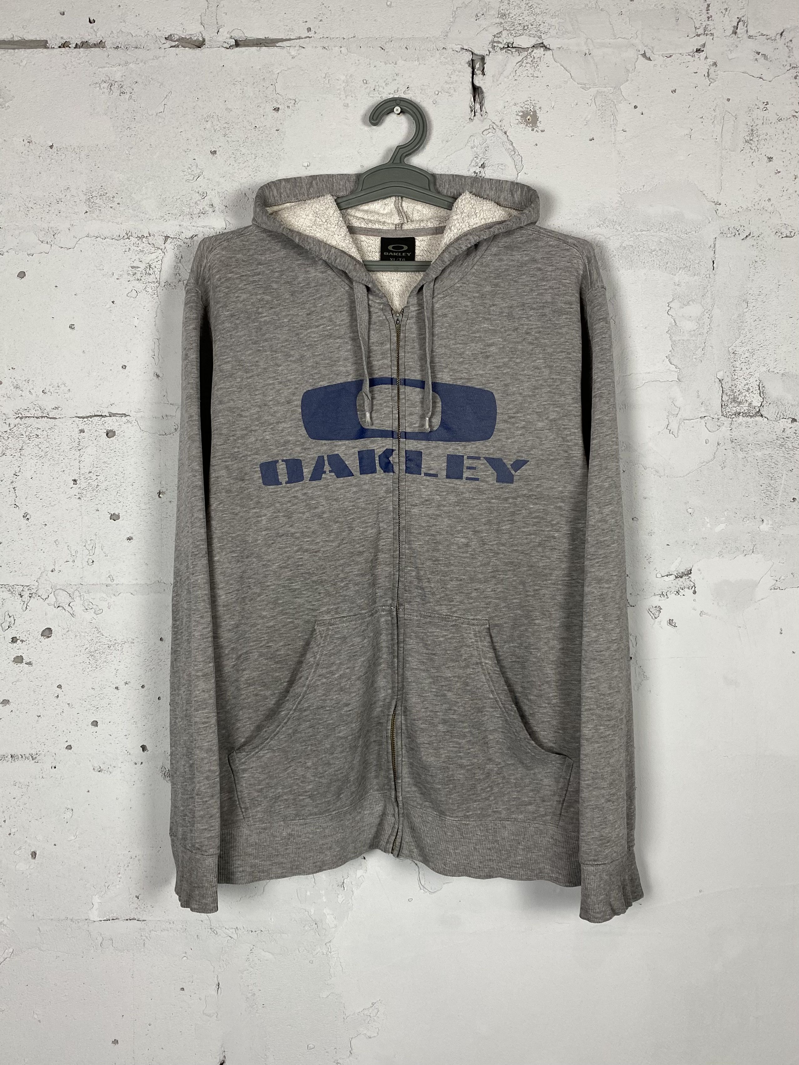 Oakley × Vintage Gorpcore Y2K Vintage Oakley Big Logo Iconic Zip Hoodie Size US L / EU 52-54 / 3 - 1 Thumbnail