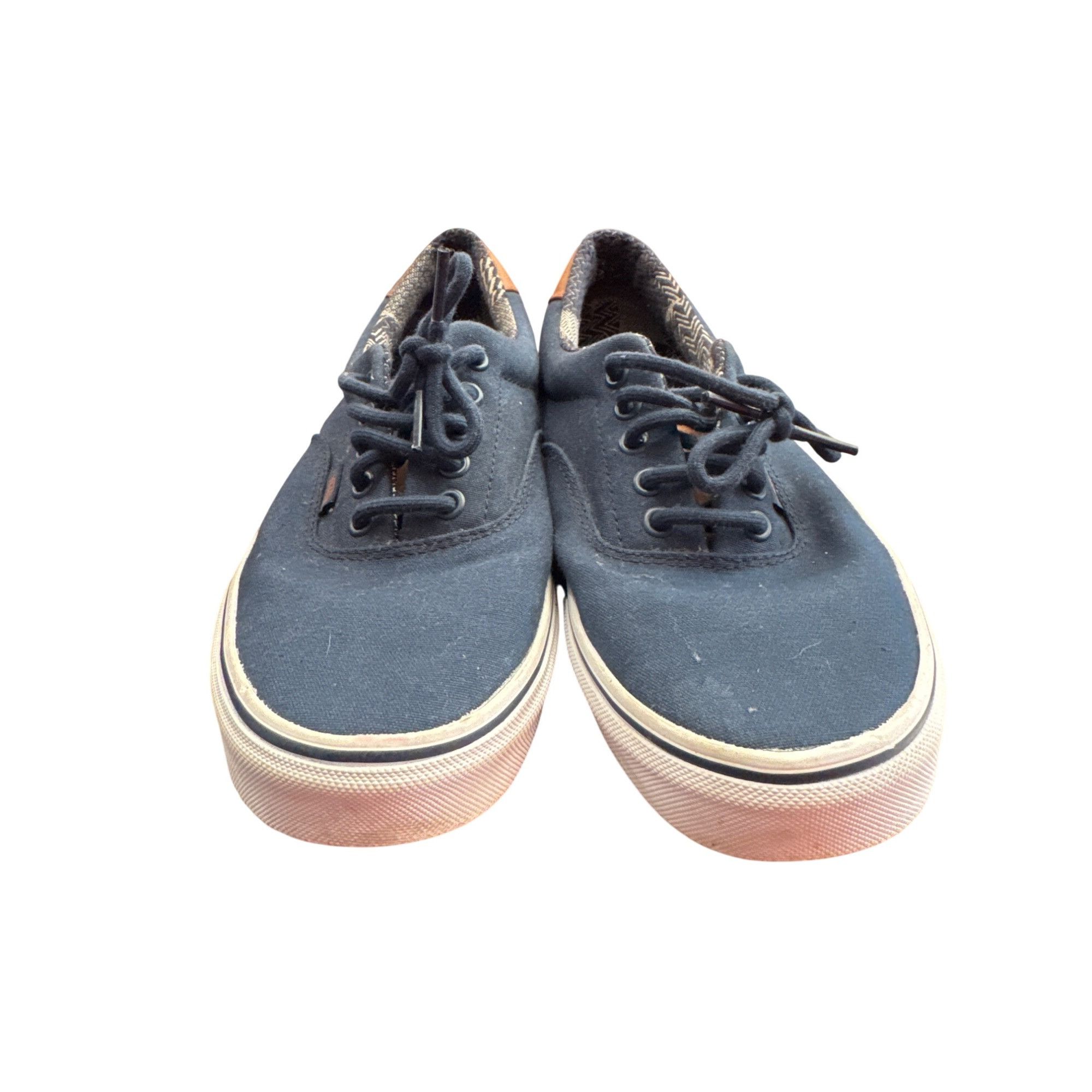 Vans Vans Off The Wall Mens Blue & Brown Canvas Skate Shoes sneak Size US 9.5 / EU 42-43 - 6 Thumbnail