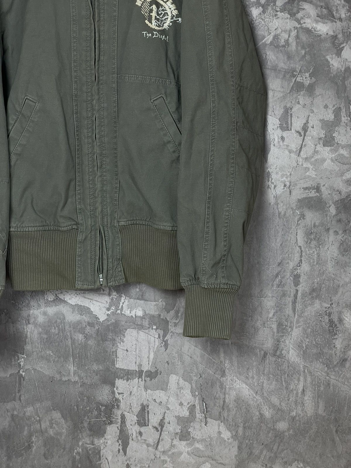 Diesel × Japanese Brand × Vintage Y2K Diesel Jacket Bomber Military Style Y2K Designer Italy Size US S / EU 44-46 / 1 - 6 Thumbnail