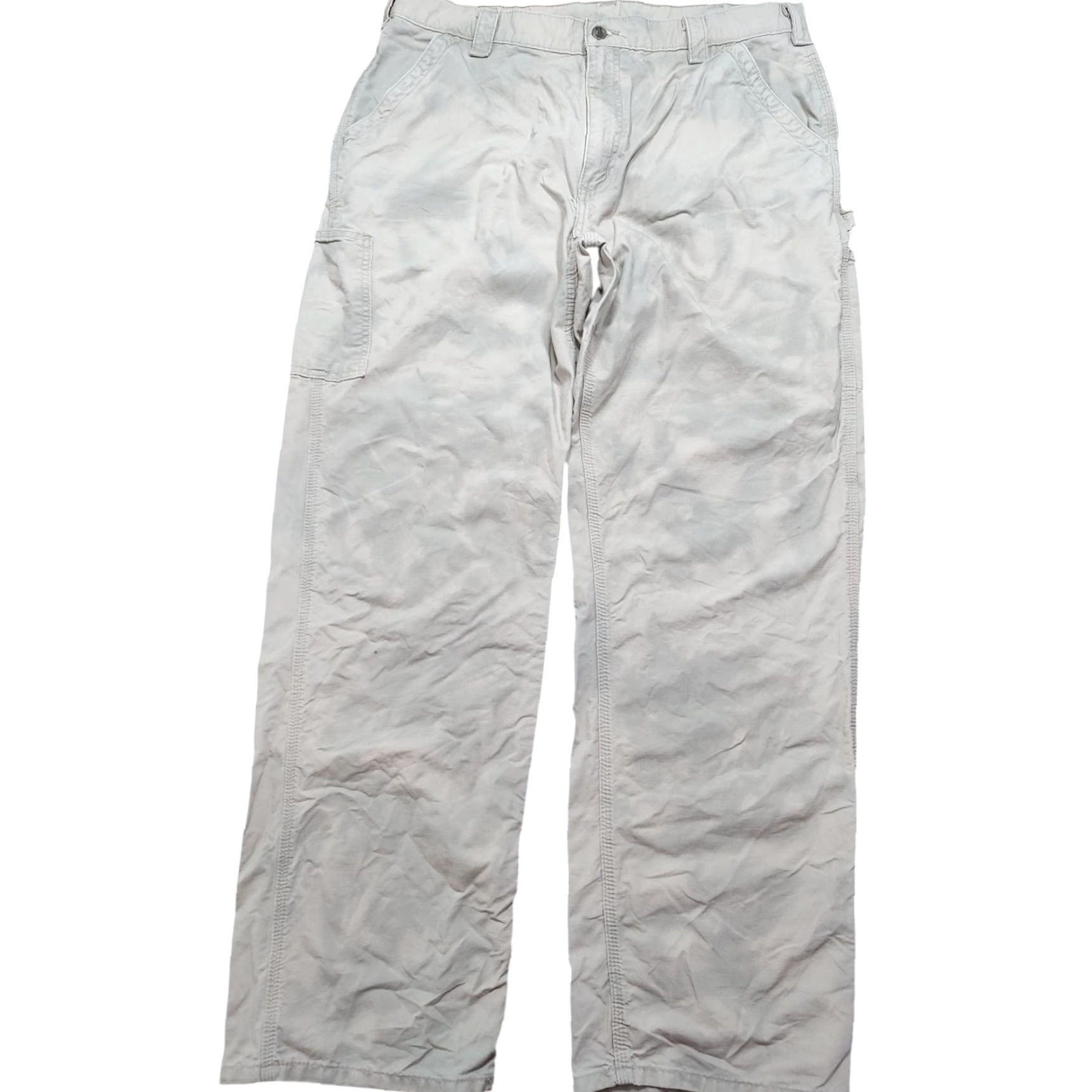 Carhartt VINTAGE Carhartt Pants Carpenter 5-Pocket Straight Leg Dungaree Brown Tie Dye Workwear Mens 38x34 Size US 38 / EU 54 - 2 Thumbnail