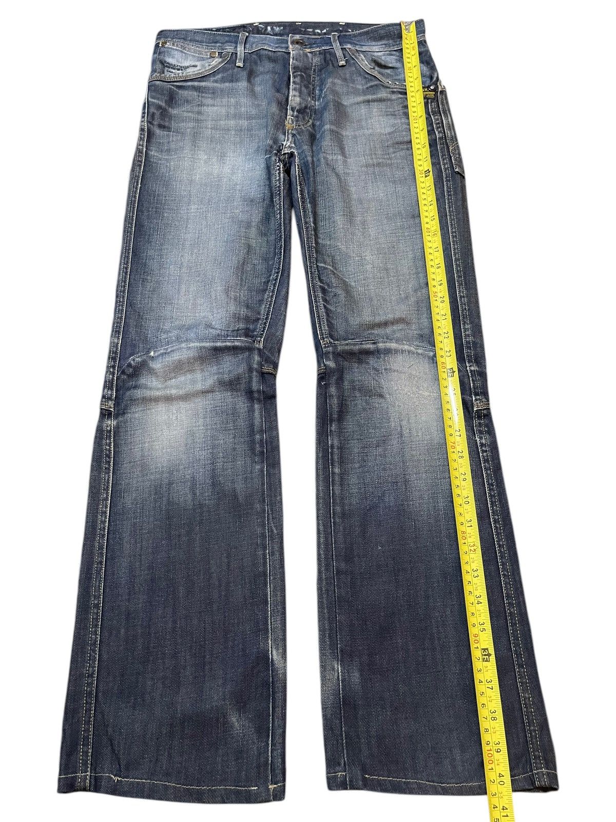 G-Star Vintage Japanese Gstar Faded Wash Style Loose Jeans Size US 32 / EU 48 - 12 Thumbnail