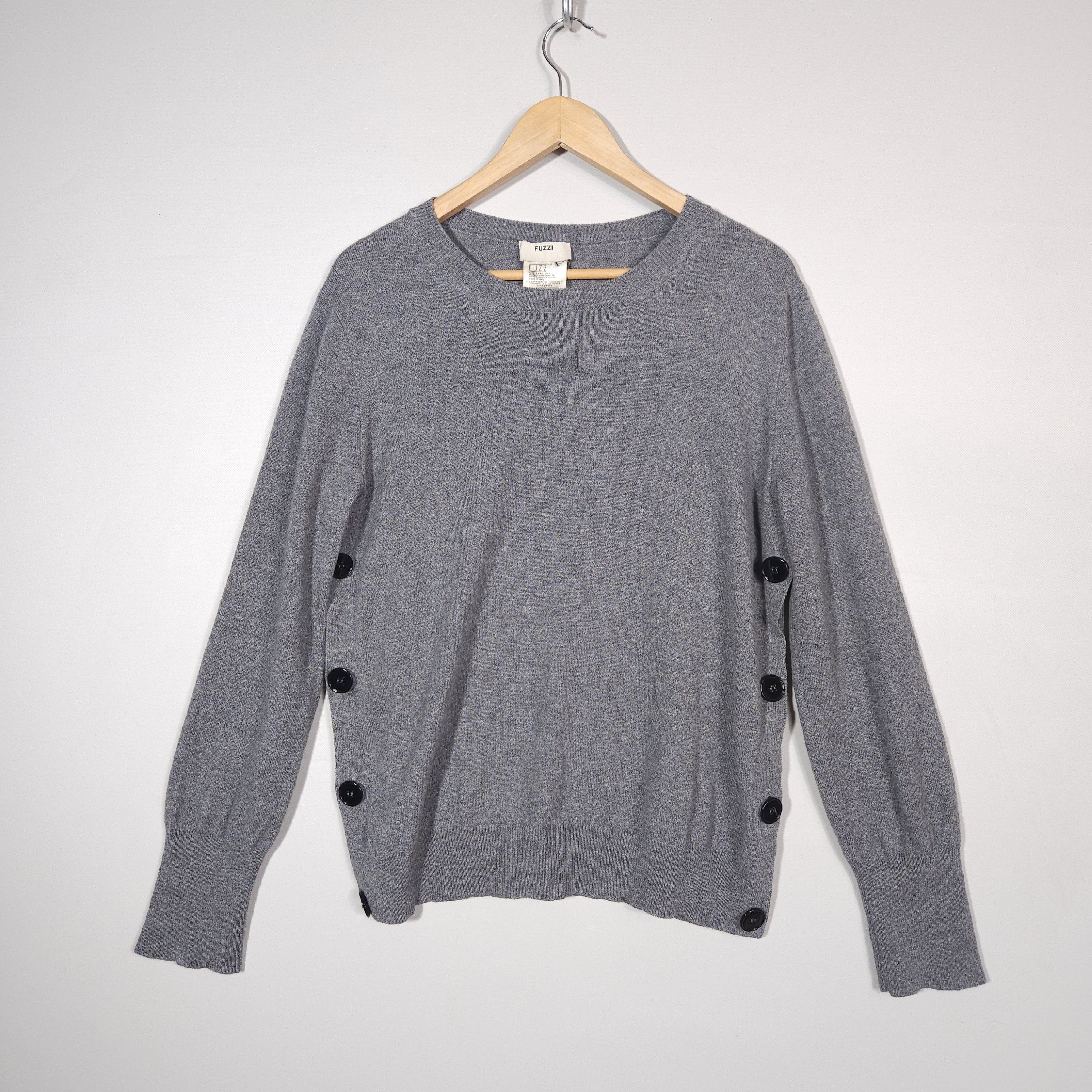 FUZZI × Jean Paul Gaultier Fuzzi Jean Paul Gaultier Sweater Wool Cashmere Womens XL Size XL / US 12-14 / IT 48-50 - 1 Thumbnail