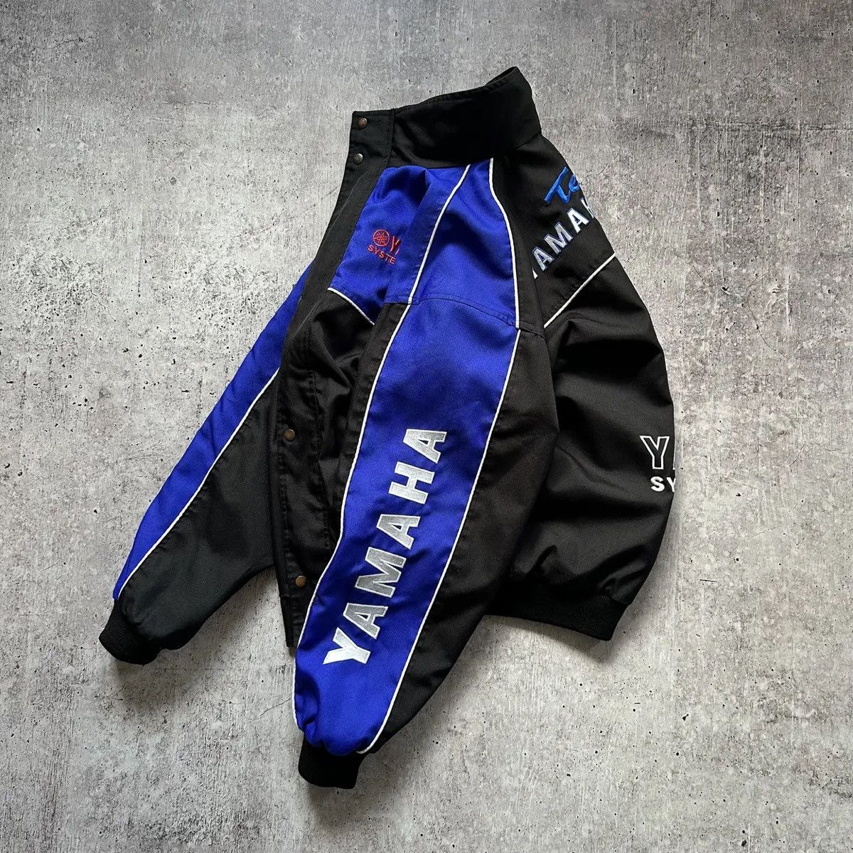 RARE 1 OF 47 Vintage Yamaha Racing Jacket Nylon Y2K Deadstoc