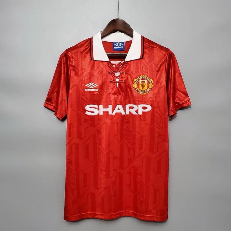 David Beckham Retro Vintage Manchester United Jersey Bootleg / Rare Jersey Size US XL / EU 56 / 4 - 5 Thumbnail