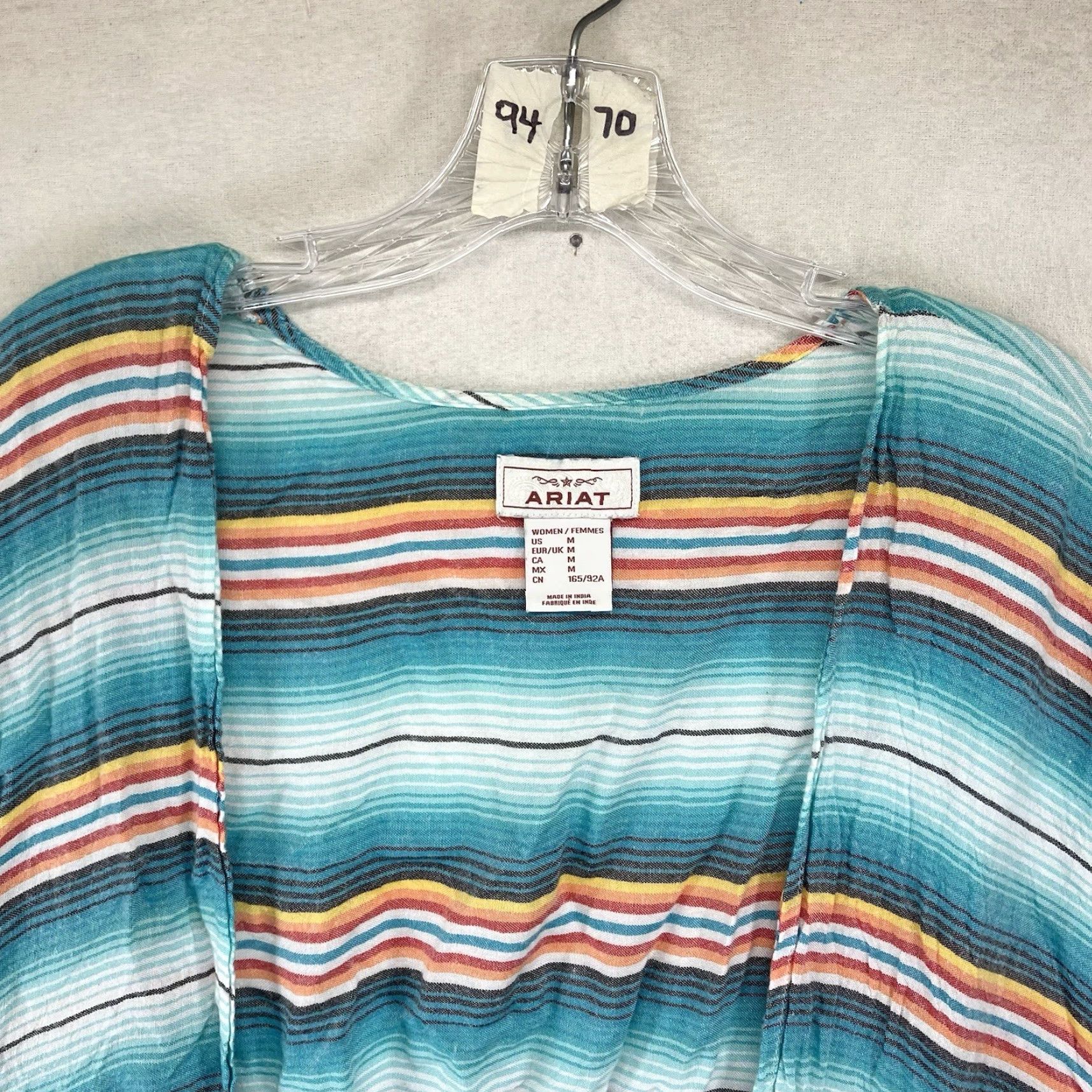 Ariat Ariat Women's Medium Shawl Josie Kimono Wrap Poncho Multicolor Western Viscose Size M / US 6-8 / IT 42-44 - 3 Thumbnail