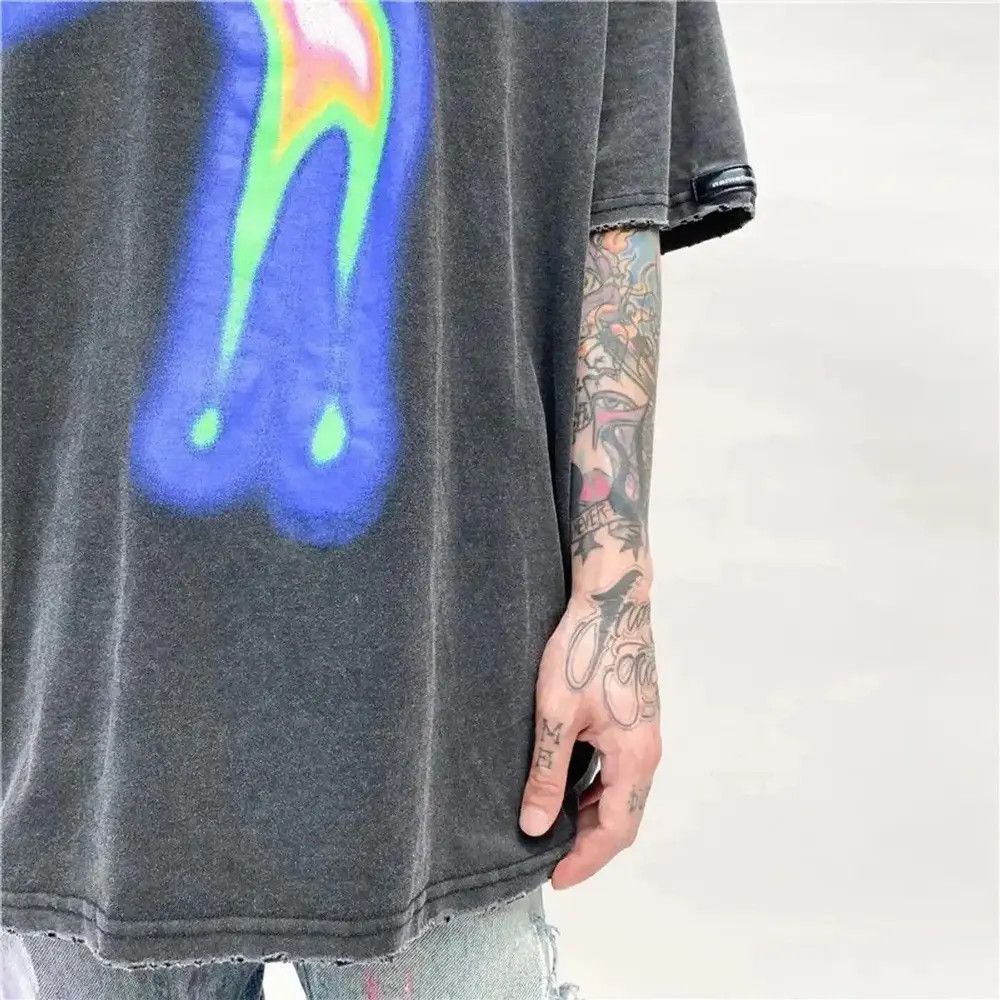 Other Sa Print Oversized Black Tee T-shirt Size US L / EU 52-54 / 3 - 4 Thumbnail