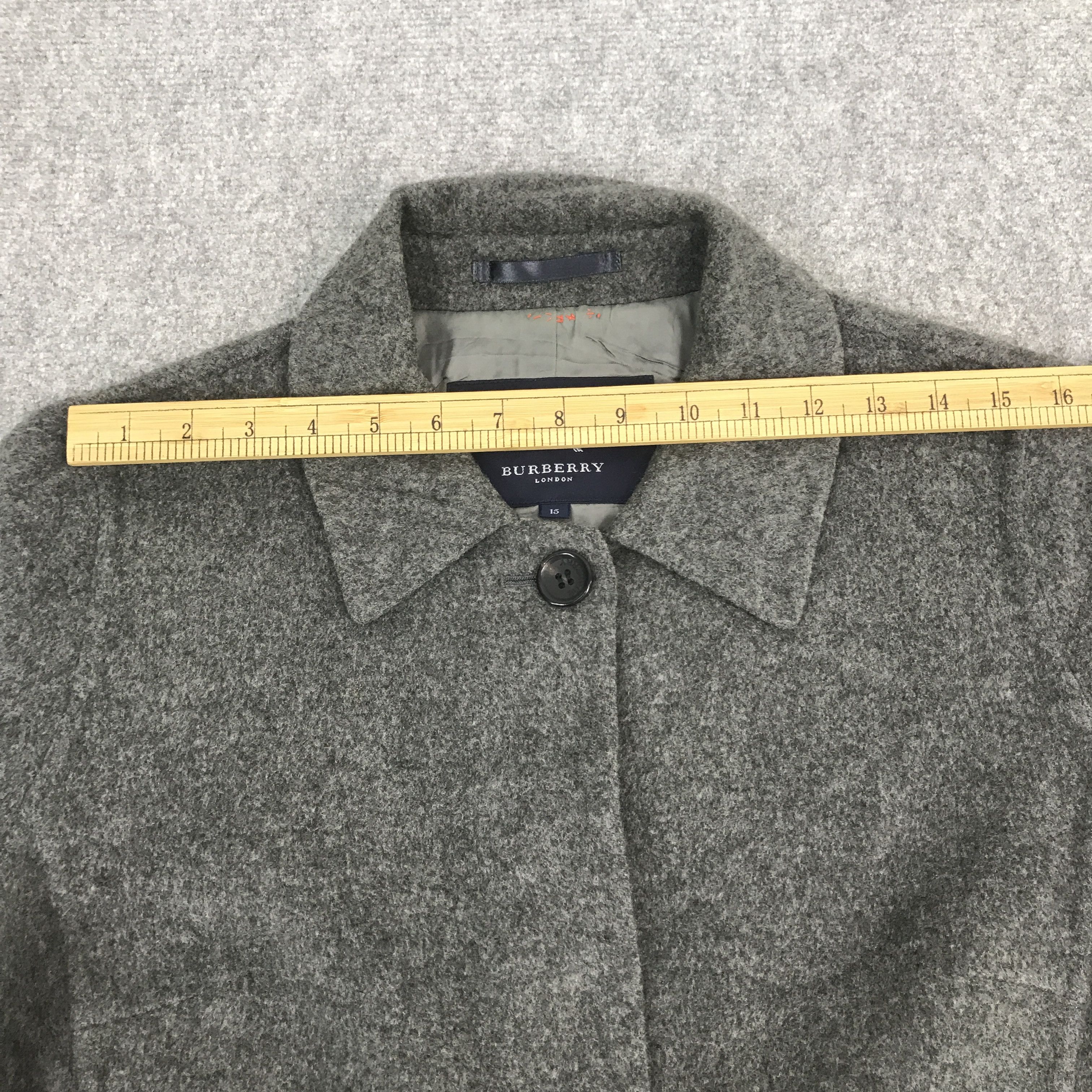 Burberry × Vintage Rare burberry london wool button up jacket Size US L / EU 52-54 / 3 - 5 Thumbnail