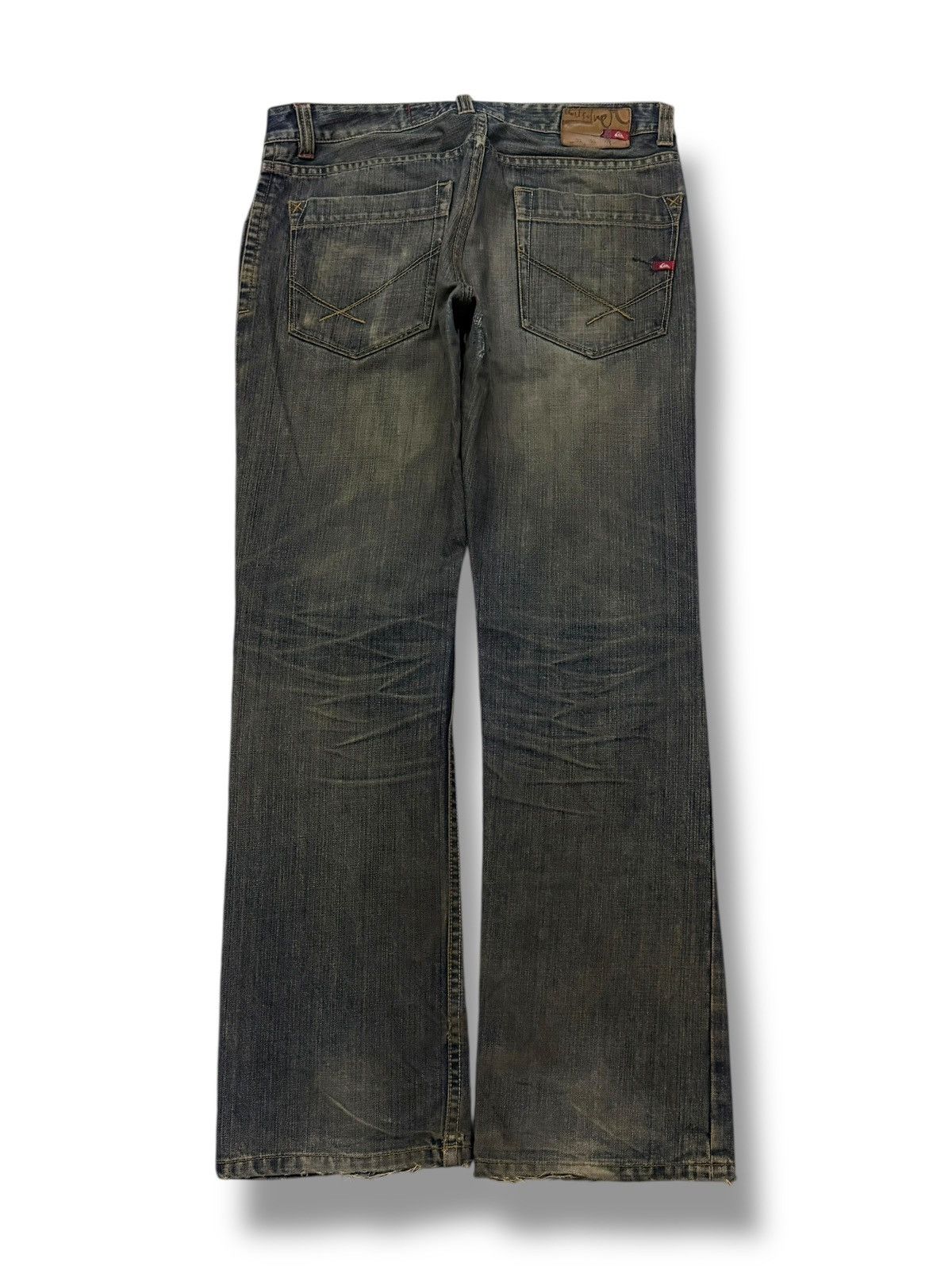 Quiksilver Vintage Y2K Quiksilver QuikJean Japanese Denim Jeans | W35 Size US 35 - 3 Thumbnail