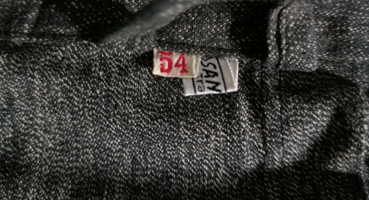 Long Clothing Vintage 1950s France Blouses / Salt & Pepper Sanfor Coat. Size US L / EU 52-54 / 3 - 3 Thumbnail
