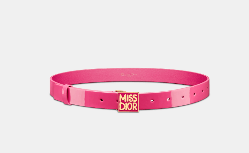 Dior o1w1db10525 Size :OS / B0598U Dior Graffiti Belt in Fuchsia Size ONE SIZE - 1 Thumbnail