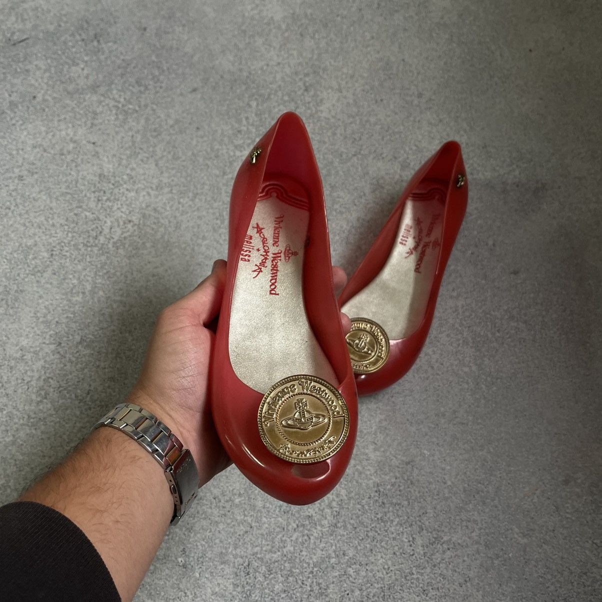 Melissa × Vivienne Westwood Vivienne Westwood Mellisa Anglomania Balet Orb Flats Size US 7 / IT 37 - 2 Thumbnail