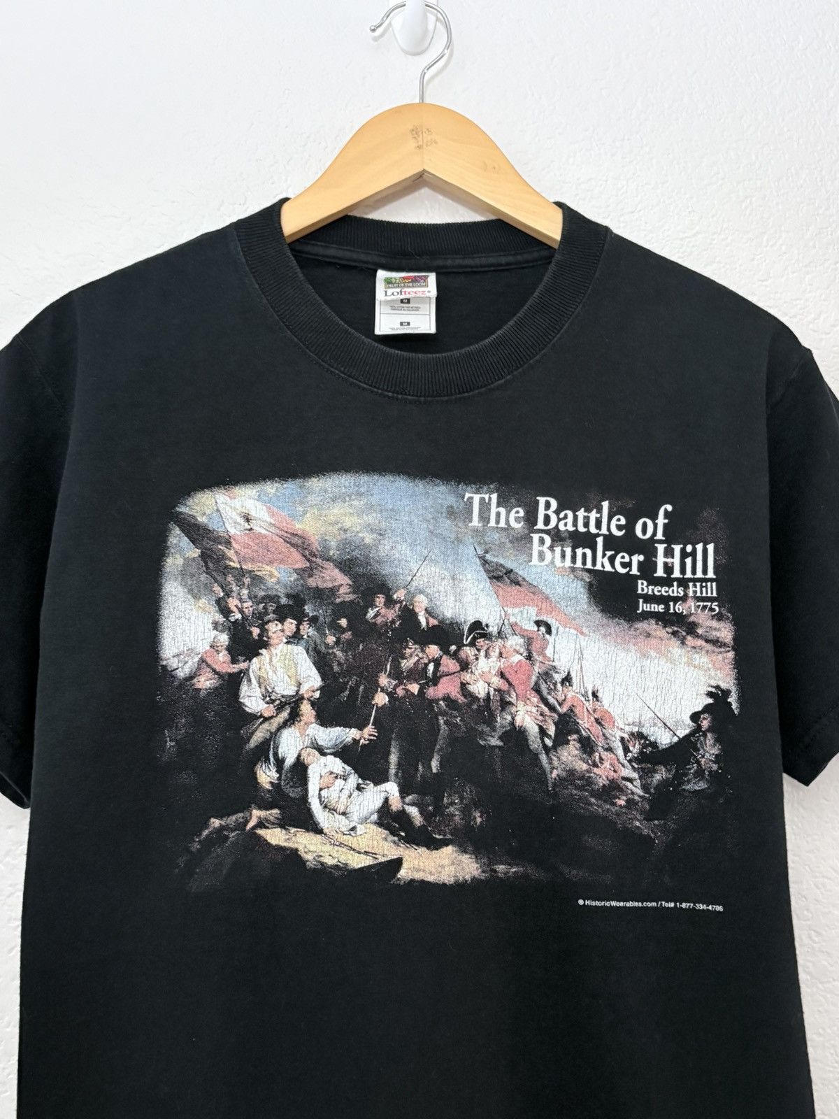 Vintage 90s Battle of Bunker Hill Vintage World War II Tee Shirt Size US M / EU 48-50 / 2 - 2 Thumbnail