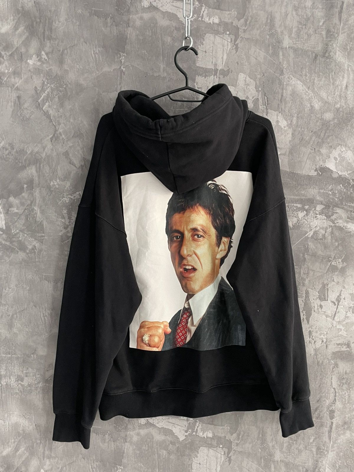 Vintage Vintage Scarface Faded Hoodie Y2K Hype Movie Retro Size US M / EU 48-50 / 2 - 1 Thumbnail