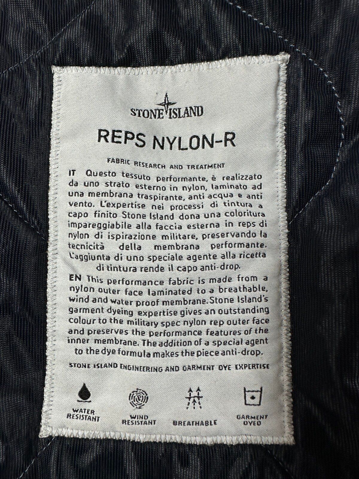 Stone Island Stone Island 2011 Navy Reps Nylon R Military Jacket Size US L / EU 52-54 / 3 - 6 Thumbnail