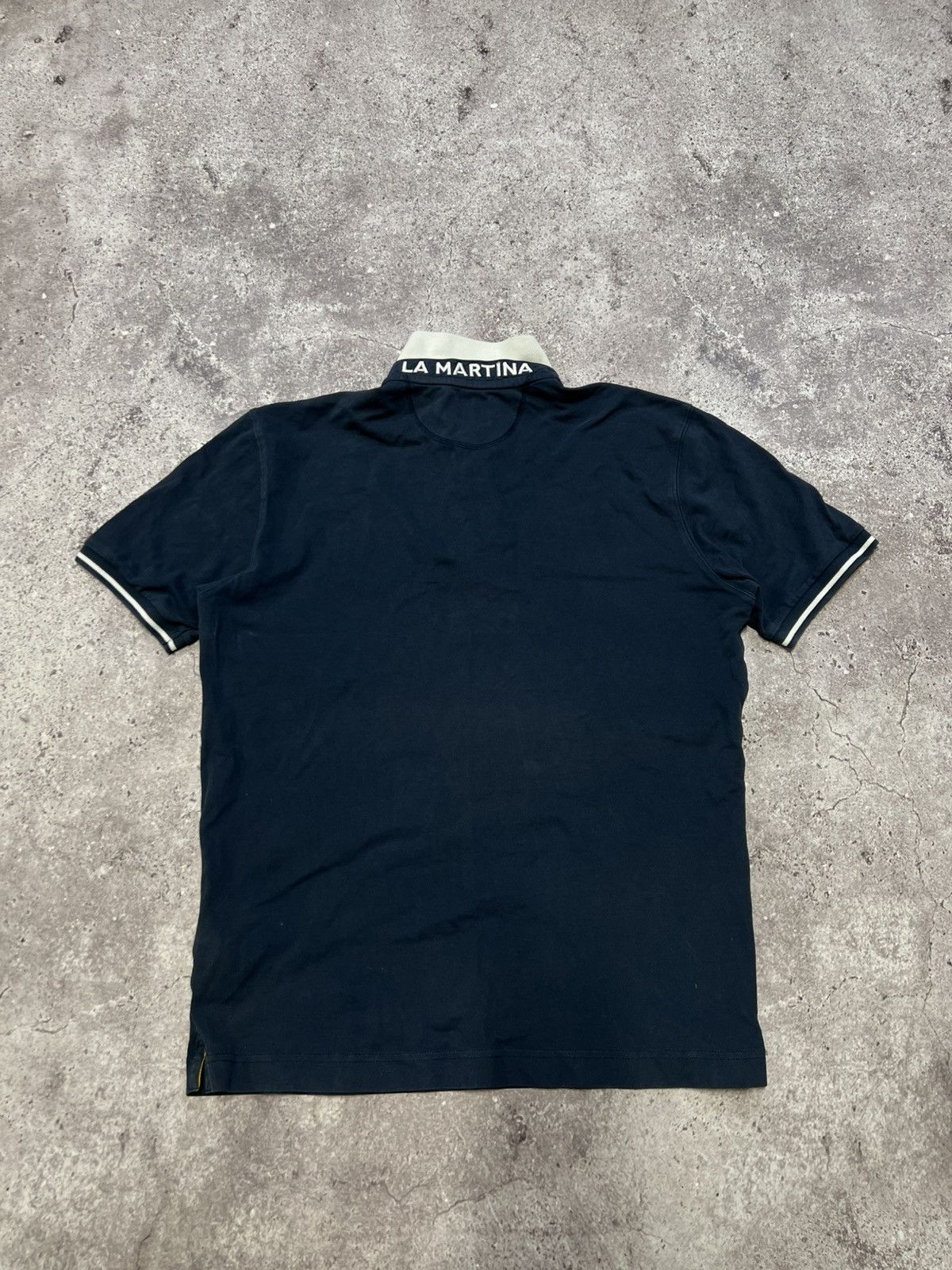 La Martina Vintage La Martina Argentina Big Logo Polo T Shirt Size US L / EU 52-54 / 3 - 8 Thumbnail