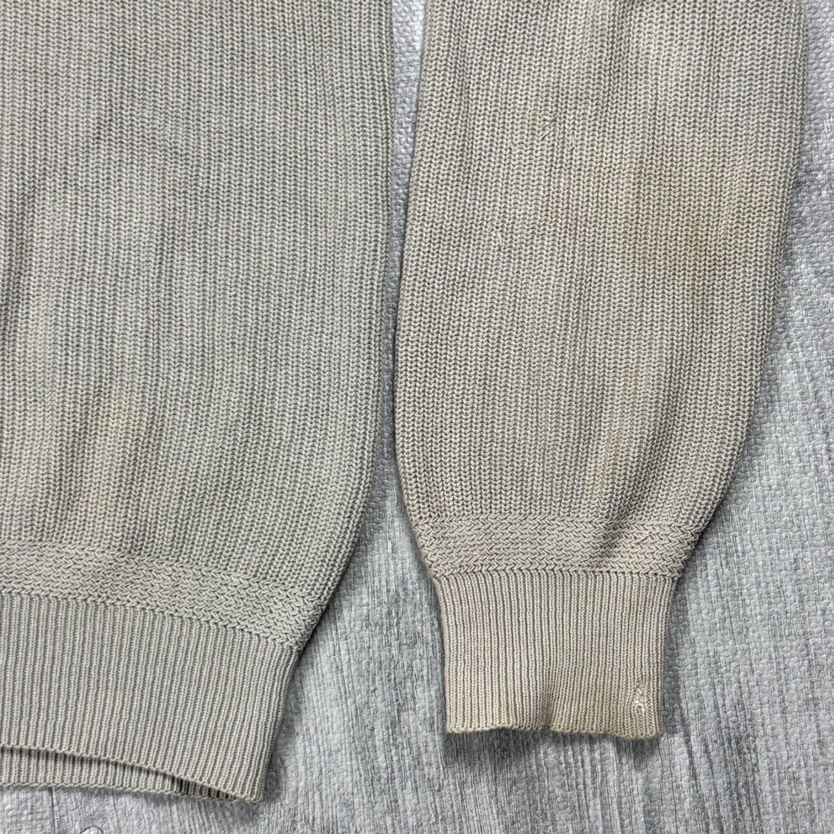 Vintage VINTAGE L.L. BEAN 5-BUTTON FISHERMAN HENLEY SWEATER MENS LT GRAY COTTON CLASSIC OUTDOOR USA Size US L / EU 52-54 / 3 - 4 Thumbnail