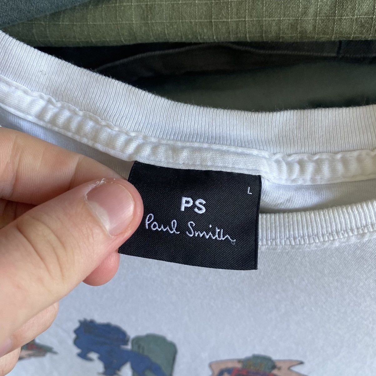 Paul Smith Designer Paul Smith Big Logo streetwear y2k tee Size US L / EU 52-54 / 3 - 5 Thumbnail