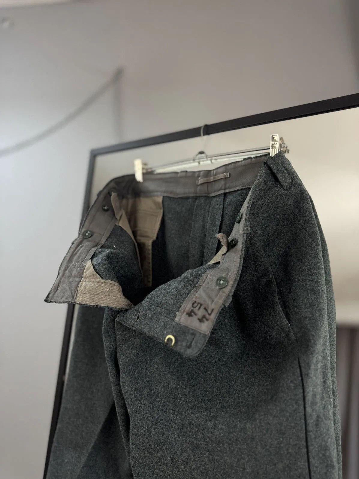 Other =1960s British Hunting Shooting Tweed Breeks Pants France Size US 36 / EU 52 - 9 Thumbnail