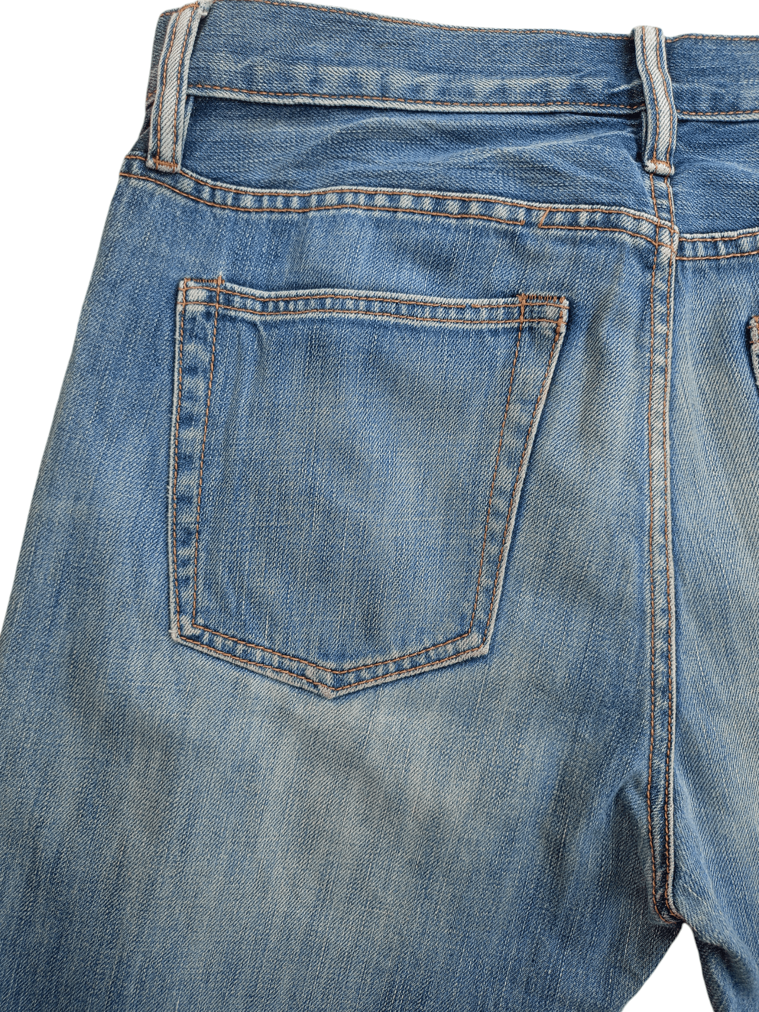 Gap × Vintage GAP 1969 Distressed Vintage Streetwear Men's Jean Size US 31 - 21 Thumbnail