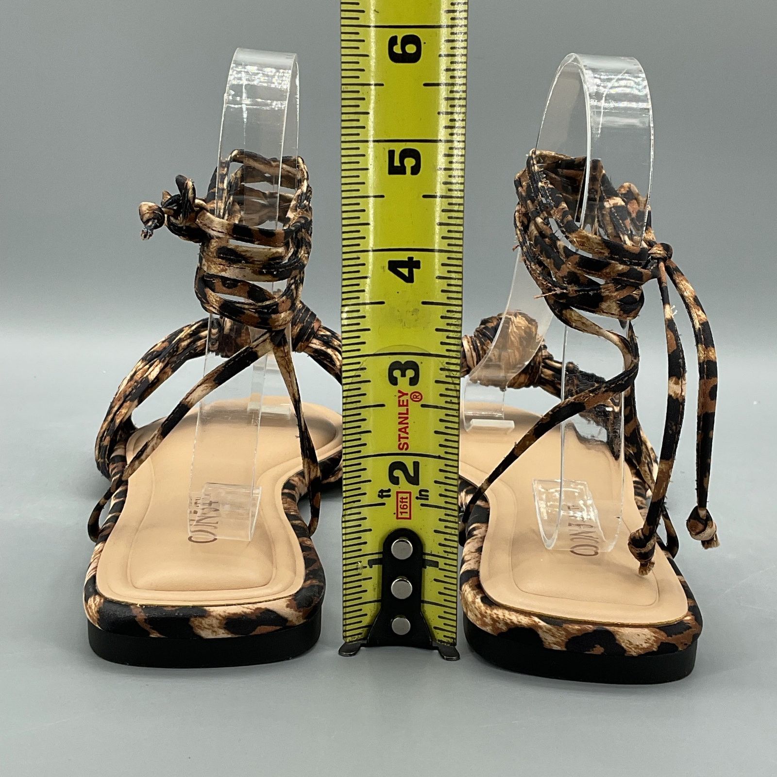 Other NEW on 34th Women’s Jenniee Knot Sandals Leopard Size 7M Size US 7 / IT 37 - 4 Thumbnail