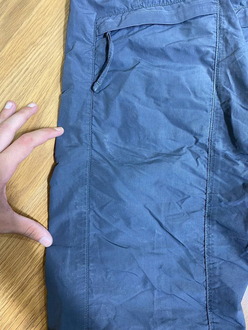 Diesel × Vintage Vintage 90s Y2K Diesel Big Logo Blue Cargo Long Shorts Size US 28 / EU 44 - 11 Thumbnail