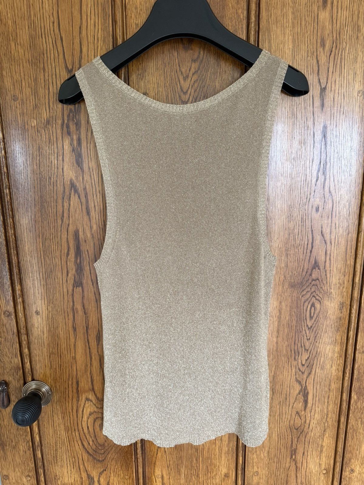Saint Laurent Paris FW19 Saint Laurent metallic golf tank top vest sleeveless Size US M / EU 48-50 / 2 - 12 Thumbnail