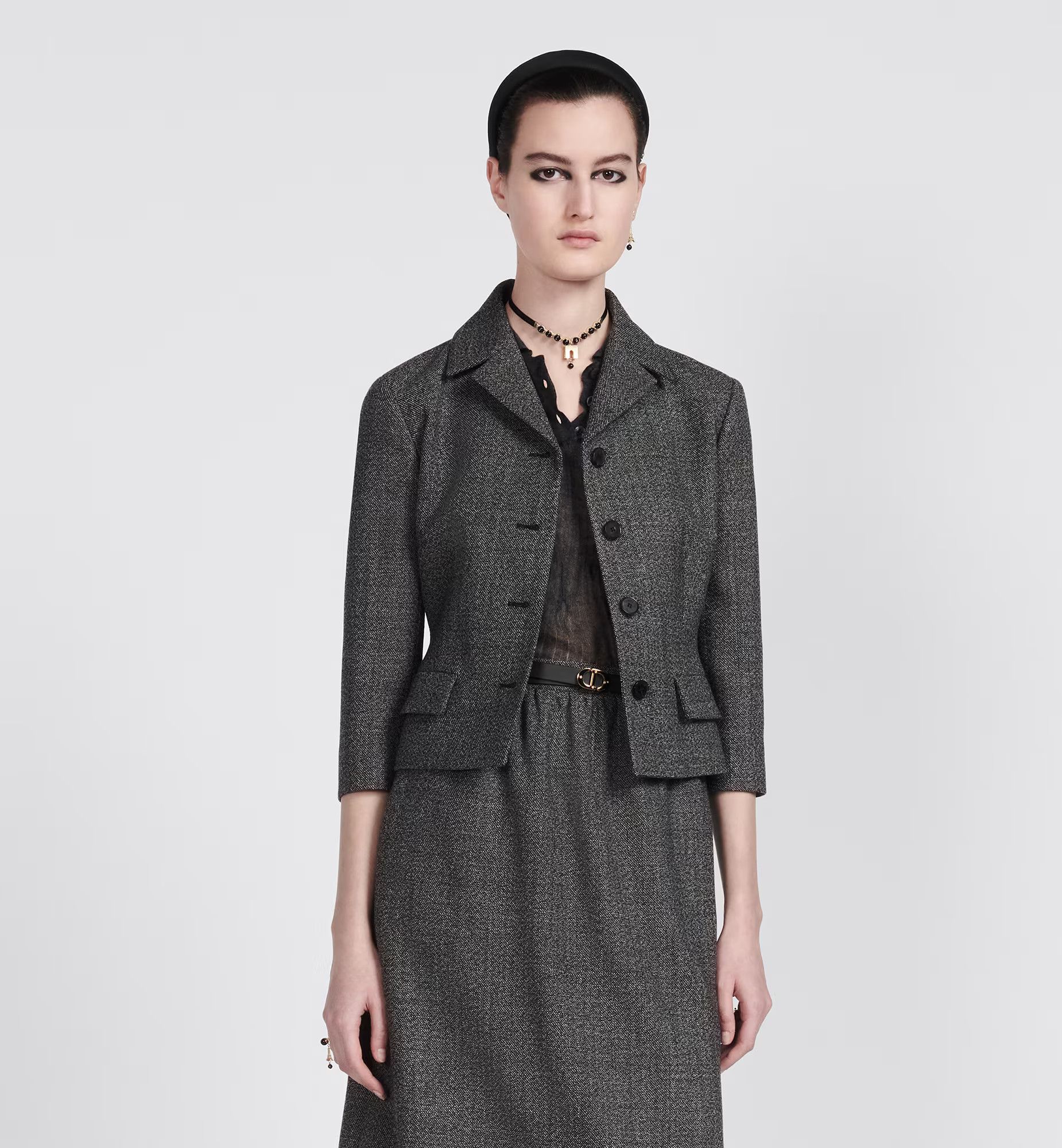 o1bcso1str0224 Jacket in Black