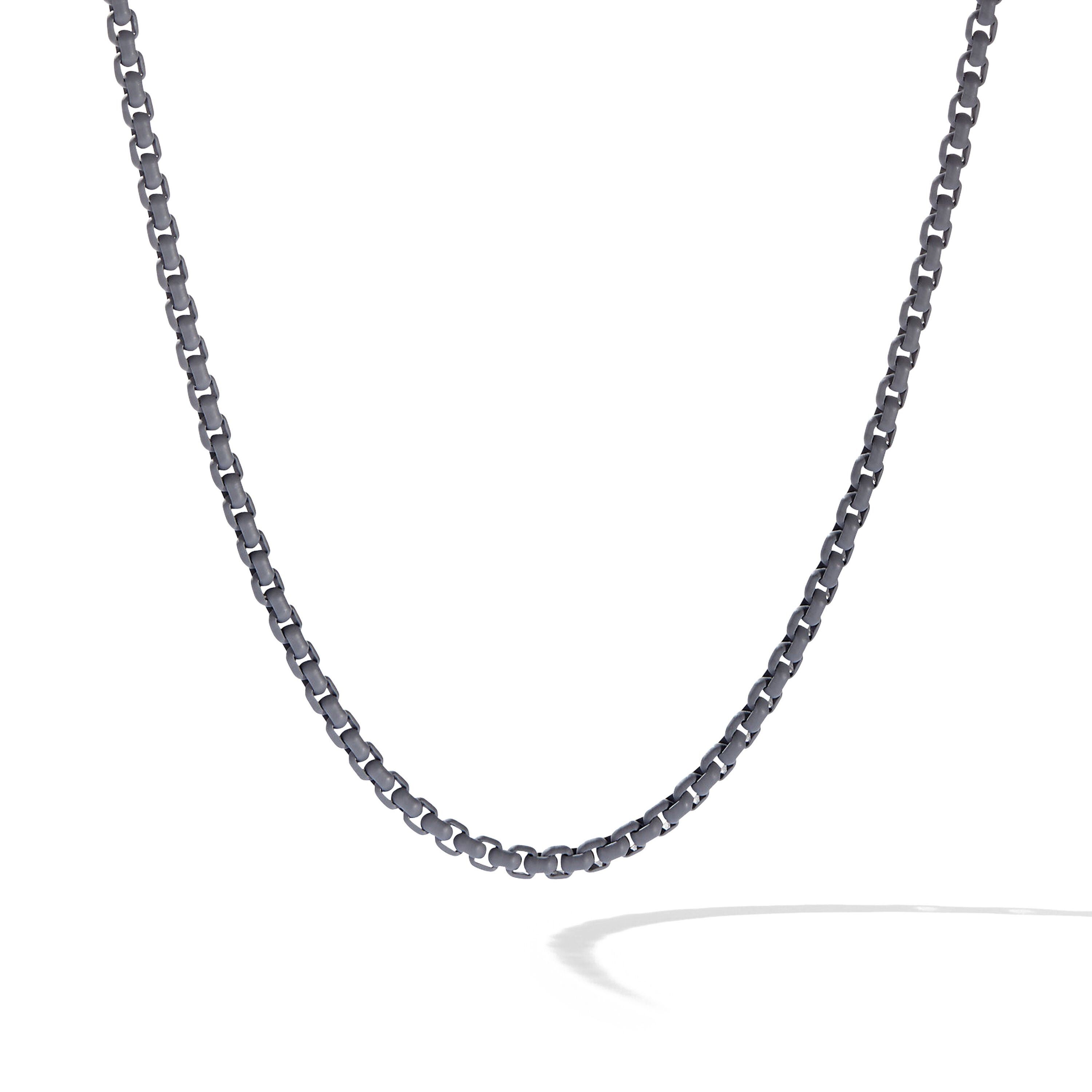 David Yurman o1w1db10526 CH0443M Size:9/Chain Necklace in Silver/Grey Size ONE SIZE - 1 Thumbnail