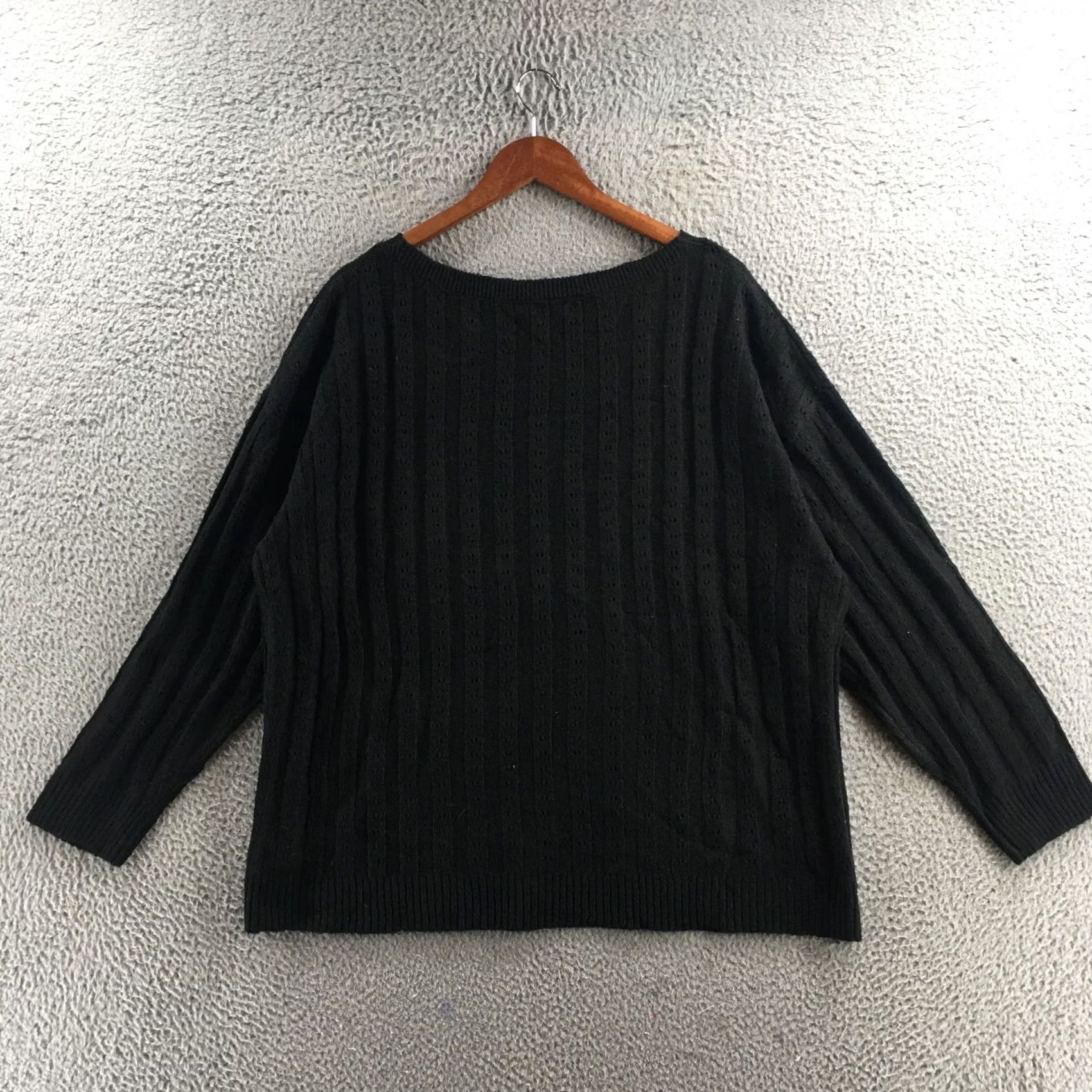 Vintage Terra & Sky Sweaters Womens 2X Brown Pullover Long Sleeve Boat Neck Comfort Shirt Pullover Casual Men? Size XXL / US 16-18 / IT 52-54 - 7 Thumbnail