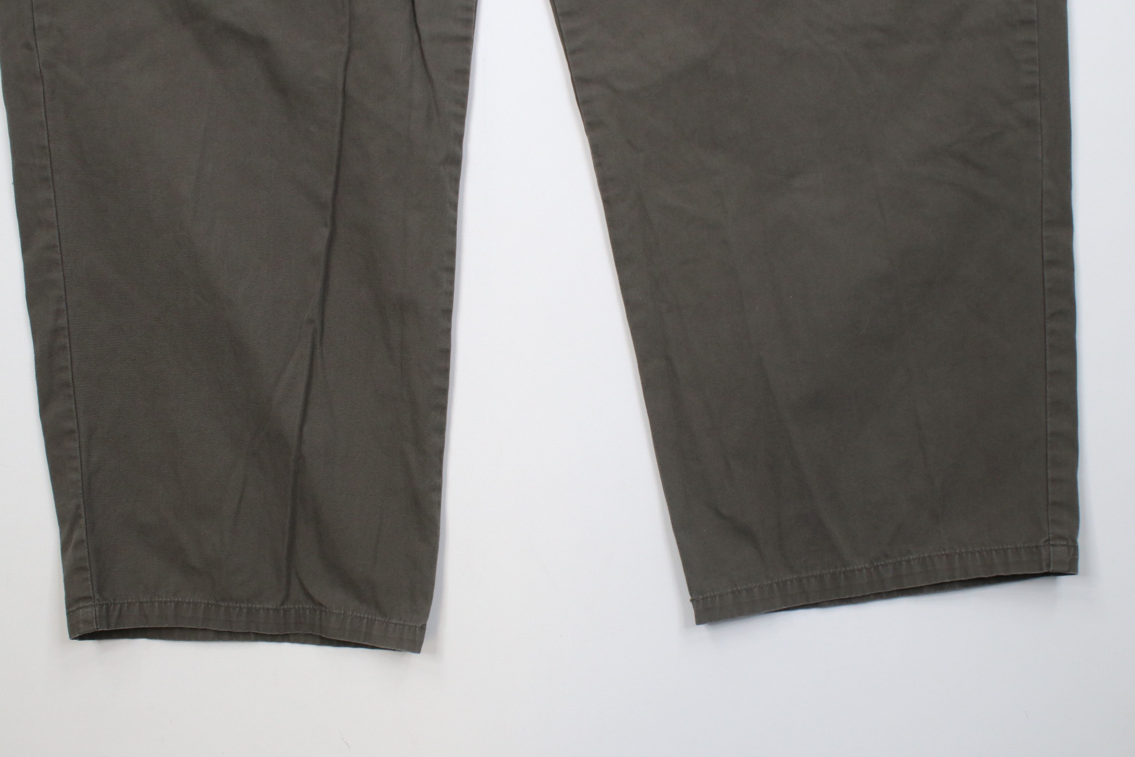 Walls Vintage 90s Walls Wide Leg Trekking Cargo Pants Green Cotton Size US 42 / EU 58 - 4 Thumbnail