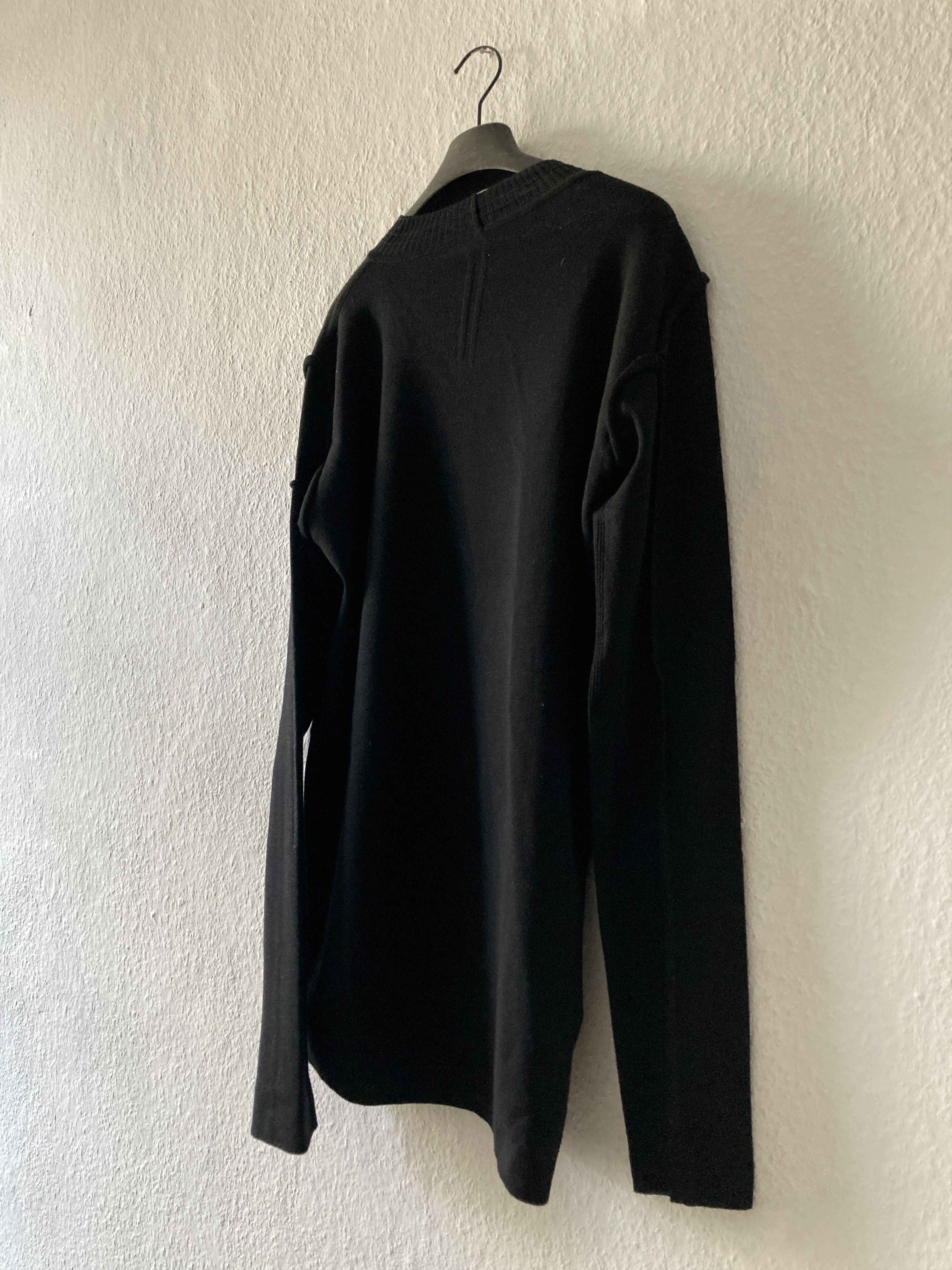Rick Owens F/W 17 „GLITTER“ Black Subhuman Weakling Wool Knit L Size US L / EU 52-54 / 3 - 14 Thumbnail