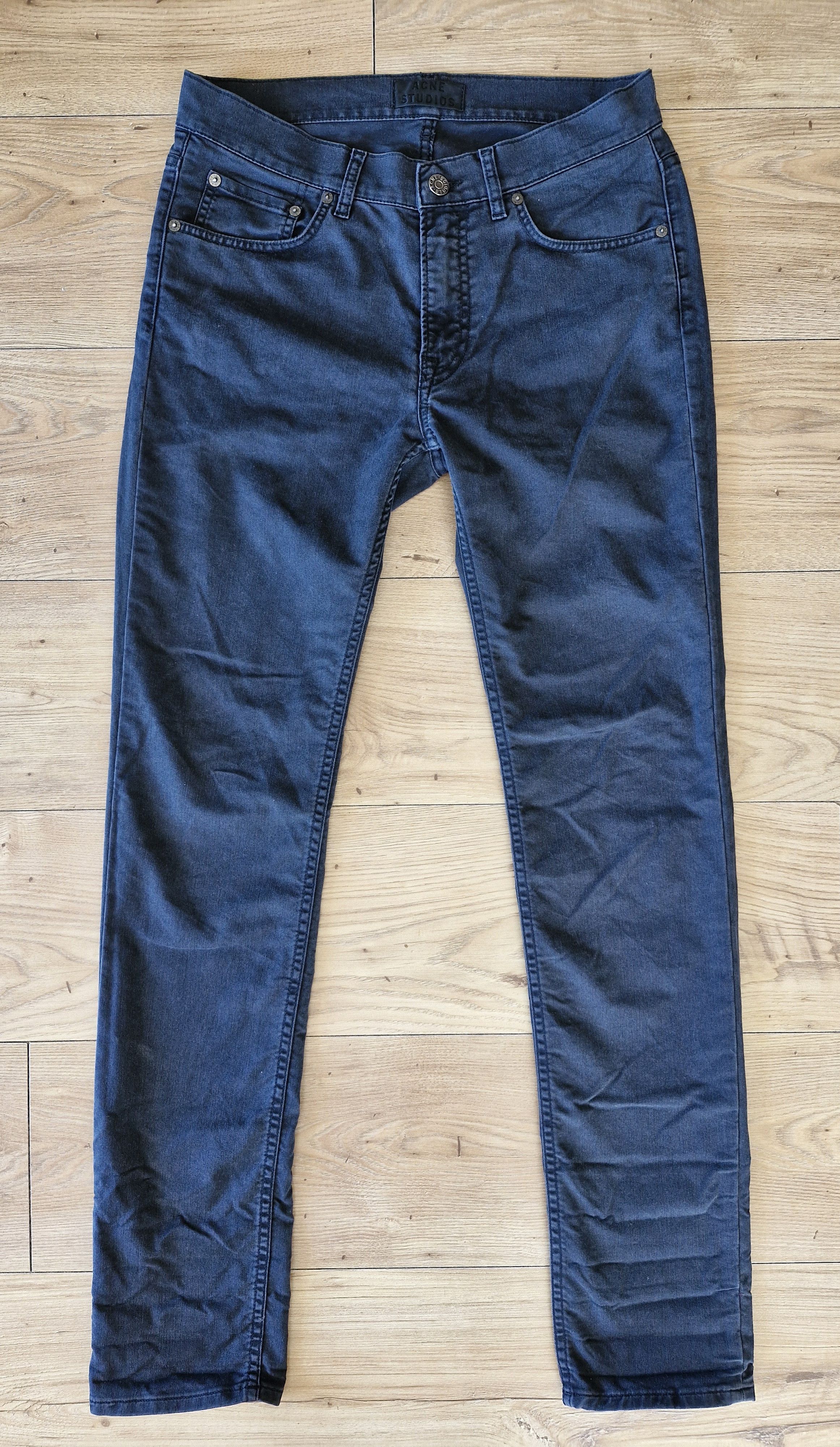 Acne Studios Acne Studios Ace Ups Black Jeans men's straight slim Size US 31 - 1 Thumbnail