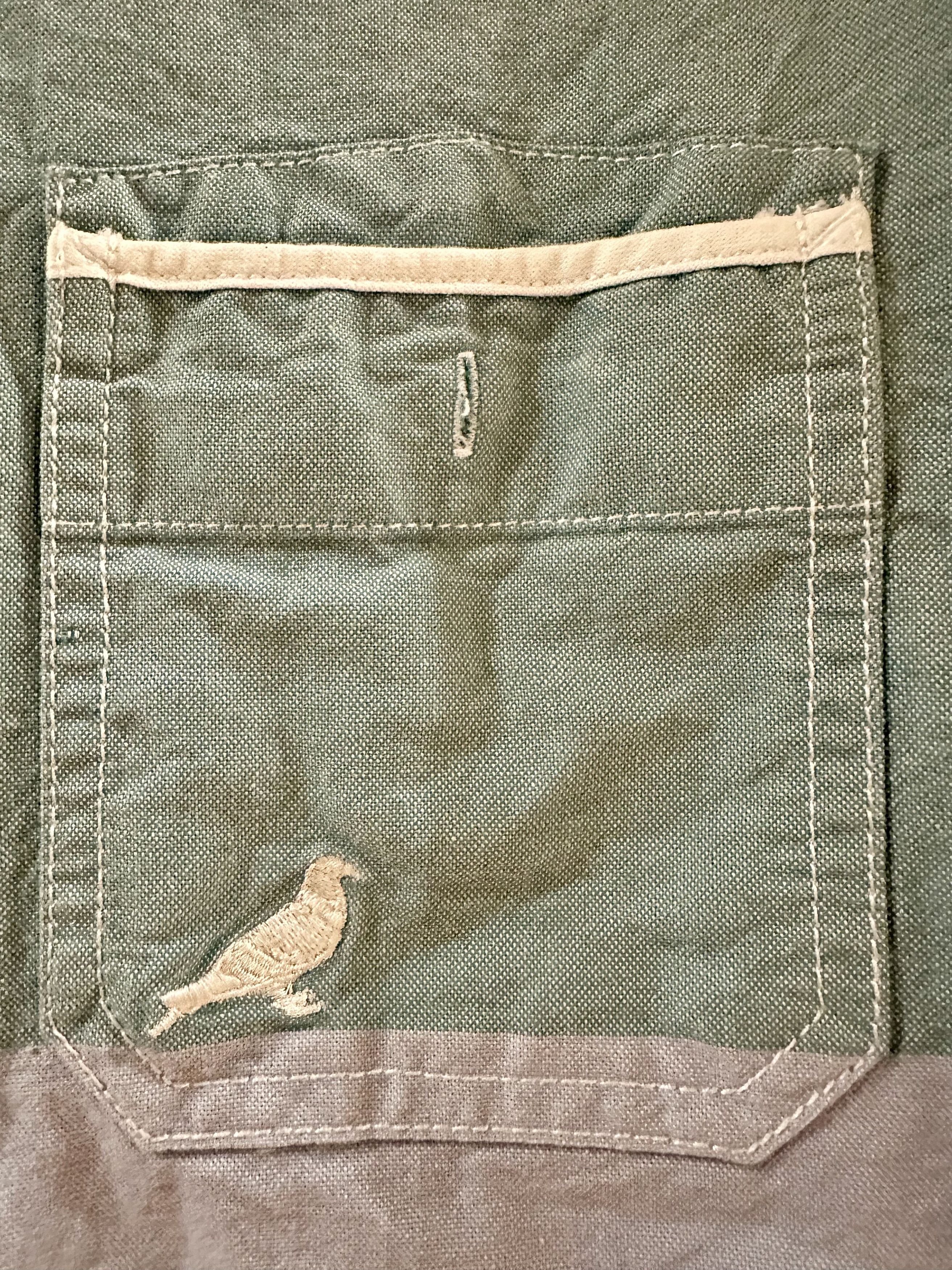 Staple Staple Pigeon Color Block Short Sleeve Button-Up Shirt Size US XL / EU 56 / 4 - 6 Thumbnail