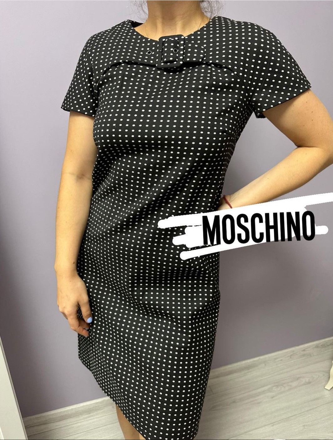 Designer × Moschino × Vintage Vintage dress Moschino Size M / US 6-8 / IT 42-44 - 1 Thumbnail