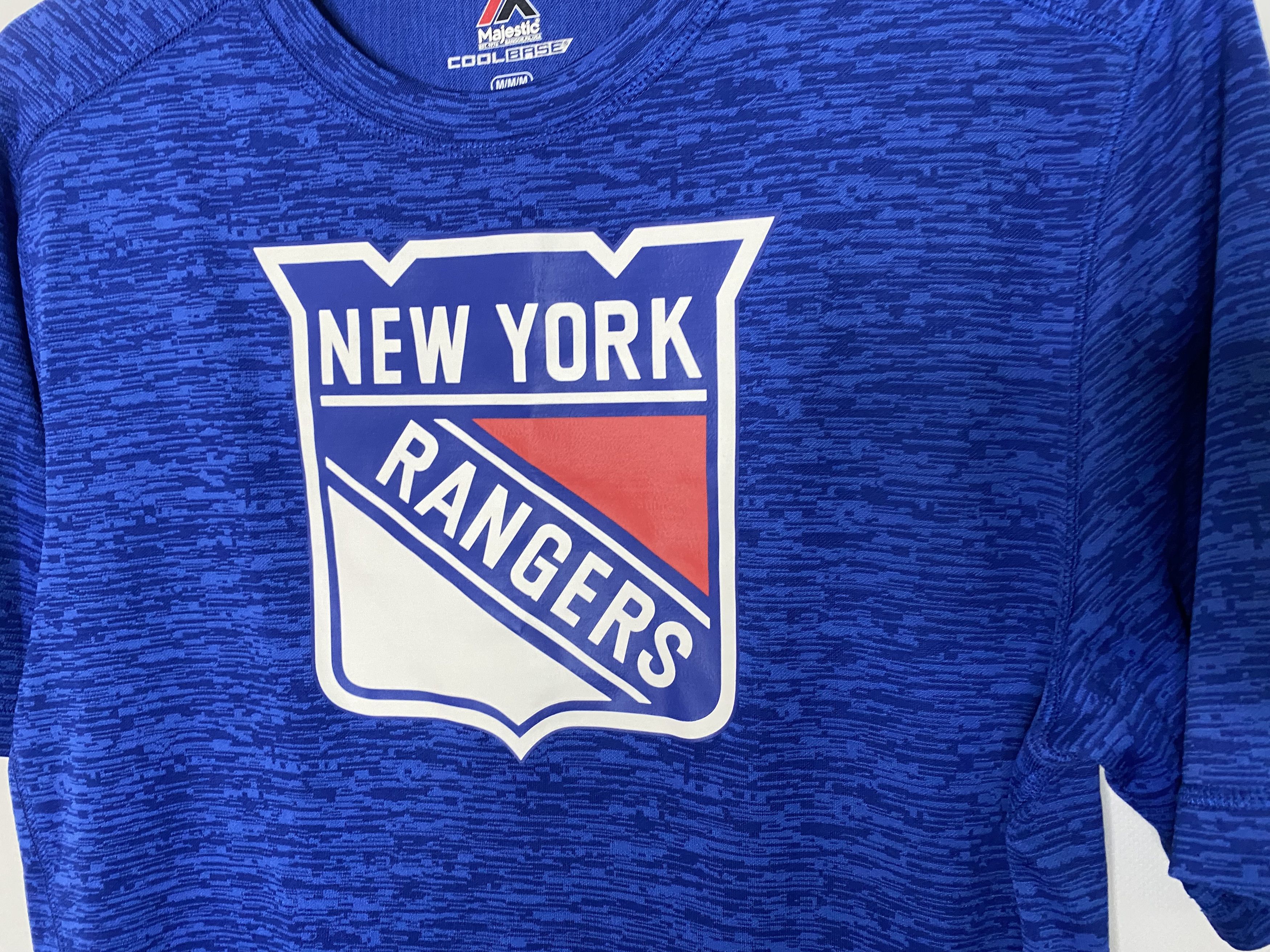 MLB × Majestic NEW YORK RANGERS NHL ICE HOCKEY SHIRT JERSEY MAJESTIC Size US M / EU 48-50 / 2 - 4 Thumbnail