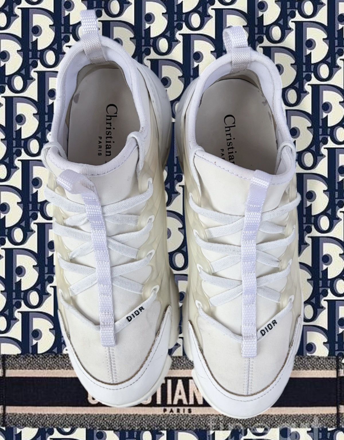 Dior Christian Dior D-Connect Sneakers Leather Women's Shoes Size US 8 / IT 38 - 6 Thumbnail