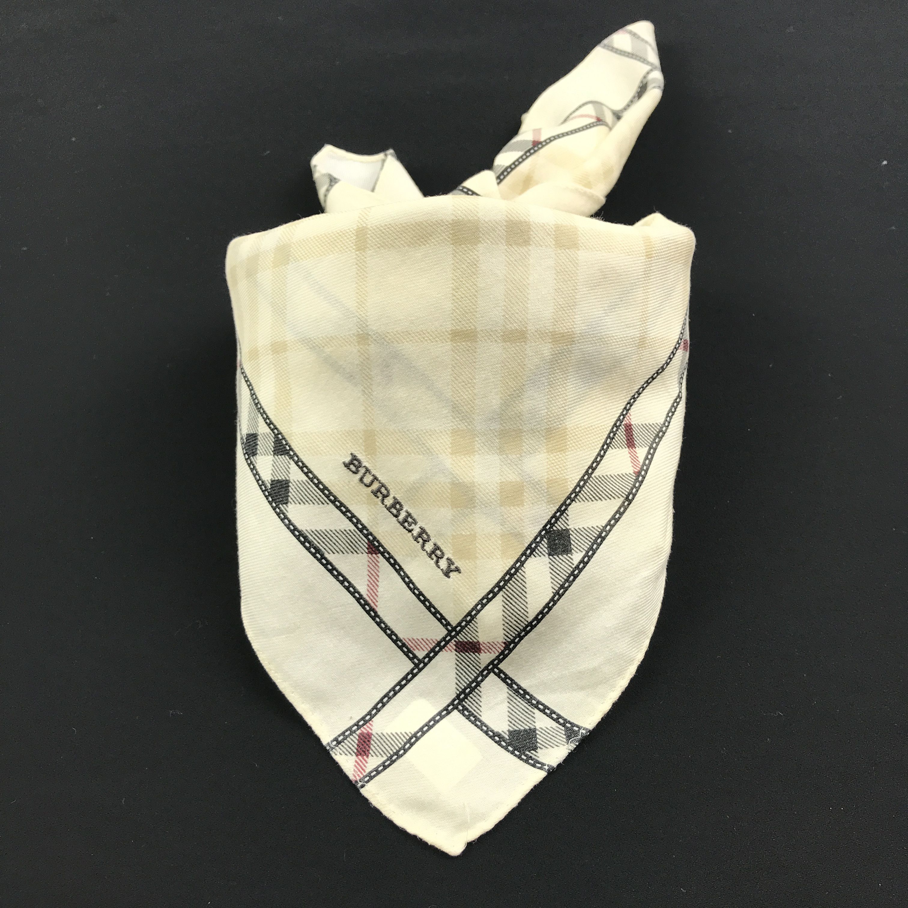 Burberry × Vintage Vintage Burberry Bandana Neckerchief Handkerchief Size ONE SIZE - 4 Thumbnail
