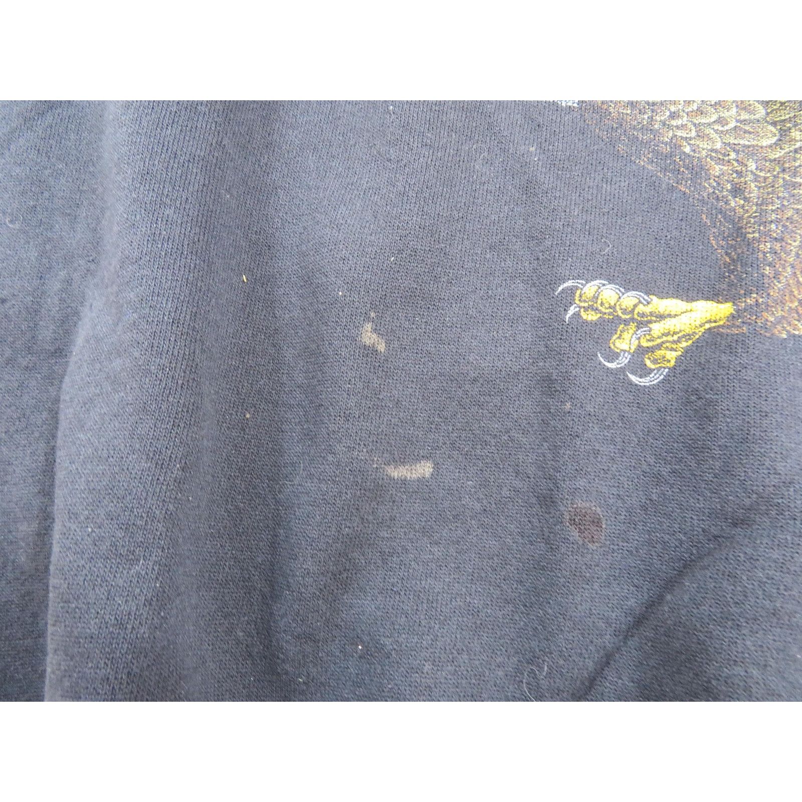 Other Bald Eagle Flying American Flag Black Sweatshirt Sz L 1990s Size US L / EU 52-54 / 3 - 5 Thumbnail