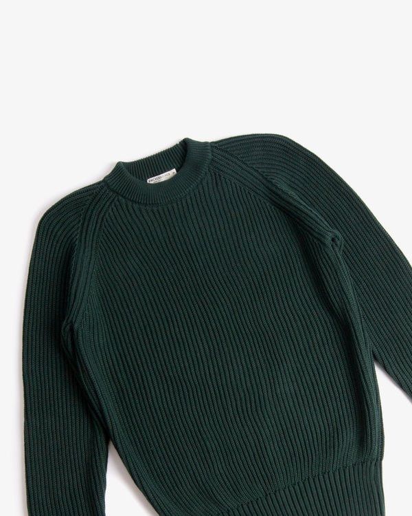 Knickerbocker Mfg Co 💚 Knickerbocker Heavy Rib Cotton Sweater Sycamore NEW Size US M / EU 48-50 / 2 - 2 Thumbnail