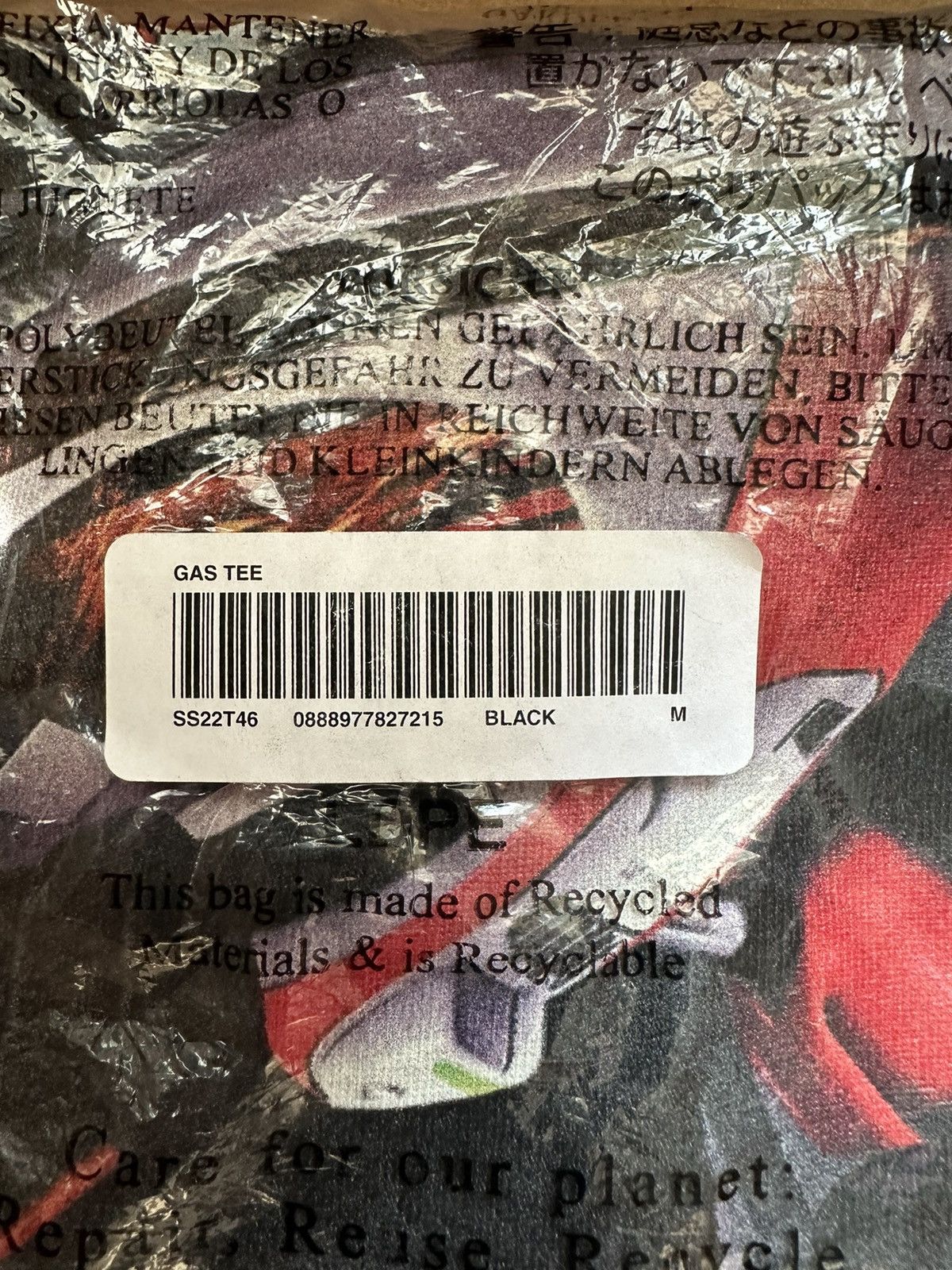 Supreme Supreme Gas Tee Size US M / EU 48-50 / 2 - 3 Thumbnail