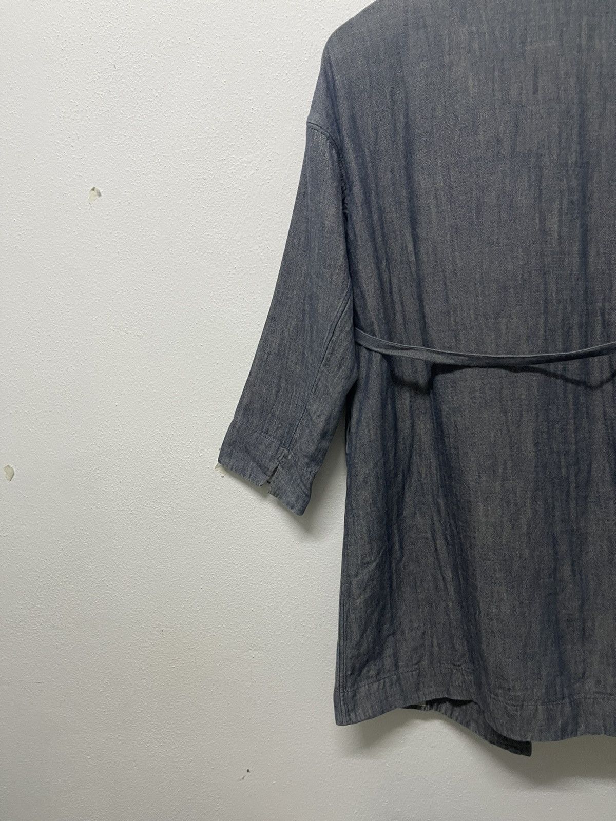 45rpm VINTAGE 45RPM INDIGO DYE CHORE LONG COTTON JACKET Size US L / EU 52-54 / 3 - 9 Thumbnail