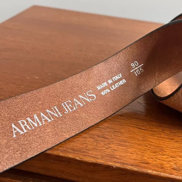 Giorgio Armani Vintage Armani Jeans Belt Size 38 - 4 Thumbnail
