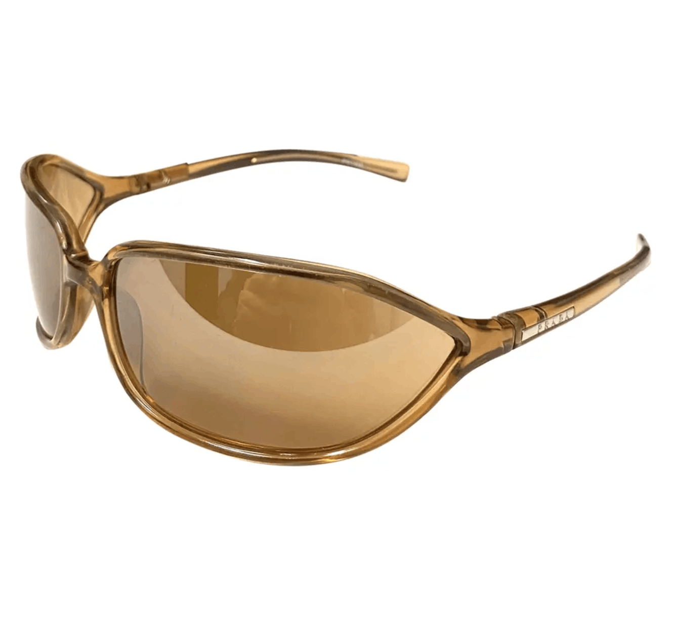 Prada PRADA Sunglasses Flame Star Sport Symbol Wrap Shield Mask Size ONE SIZE - 1 Thumbnail