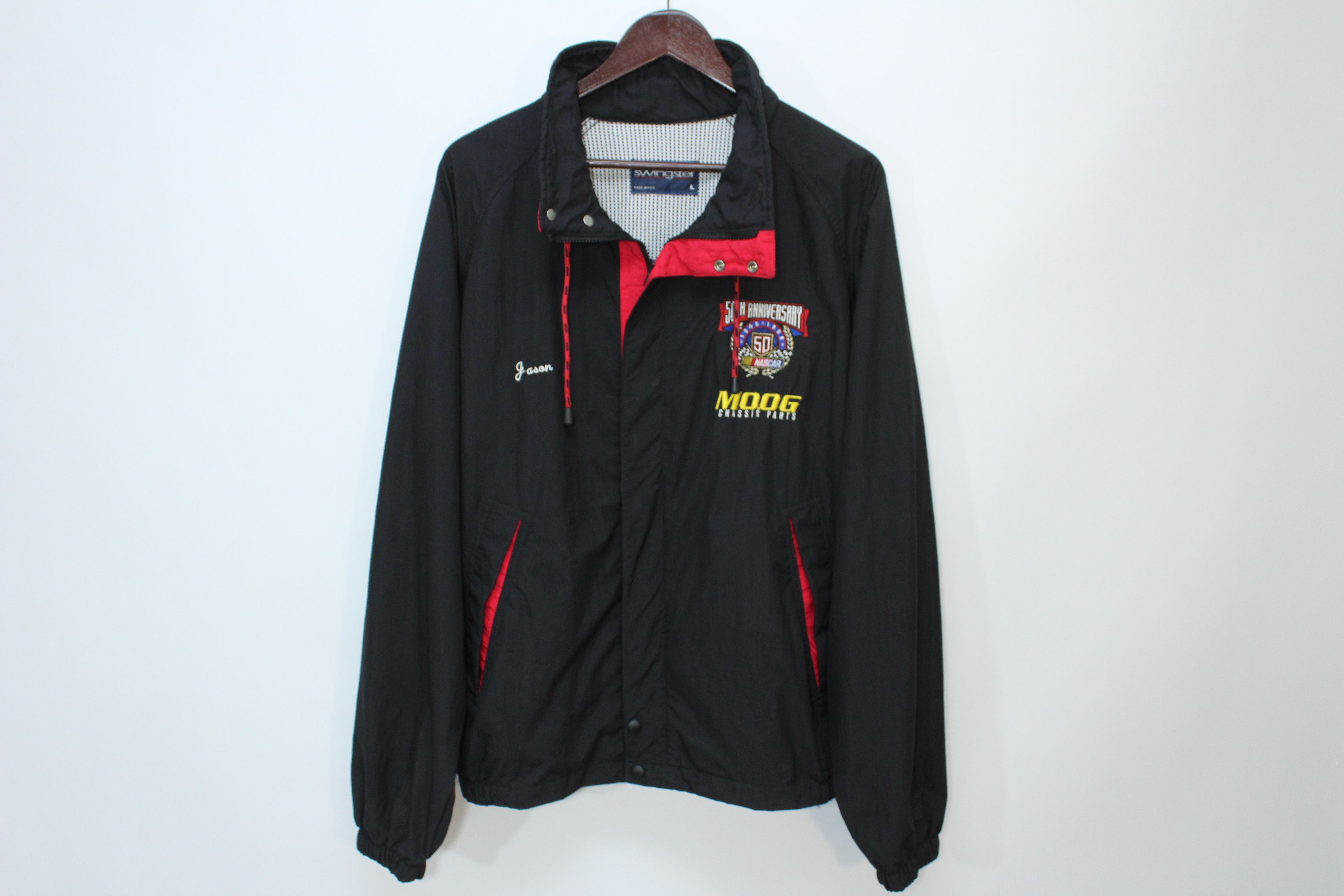 NASCAR Swingster 98 Nascar 50 Anniversary Jason Jacket Made In USA Size US L / EU 52-54 / 3 - 2 Thumbnail