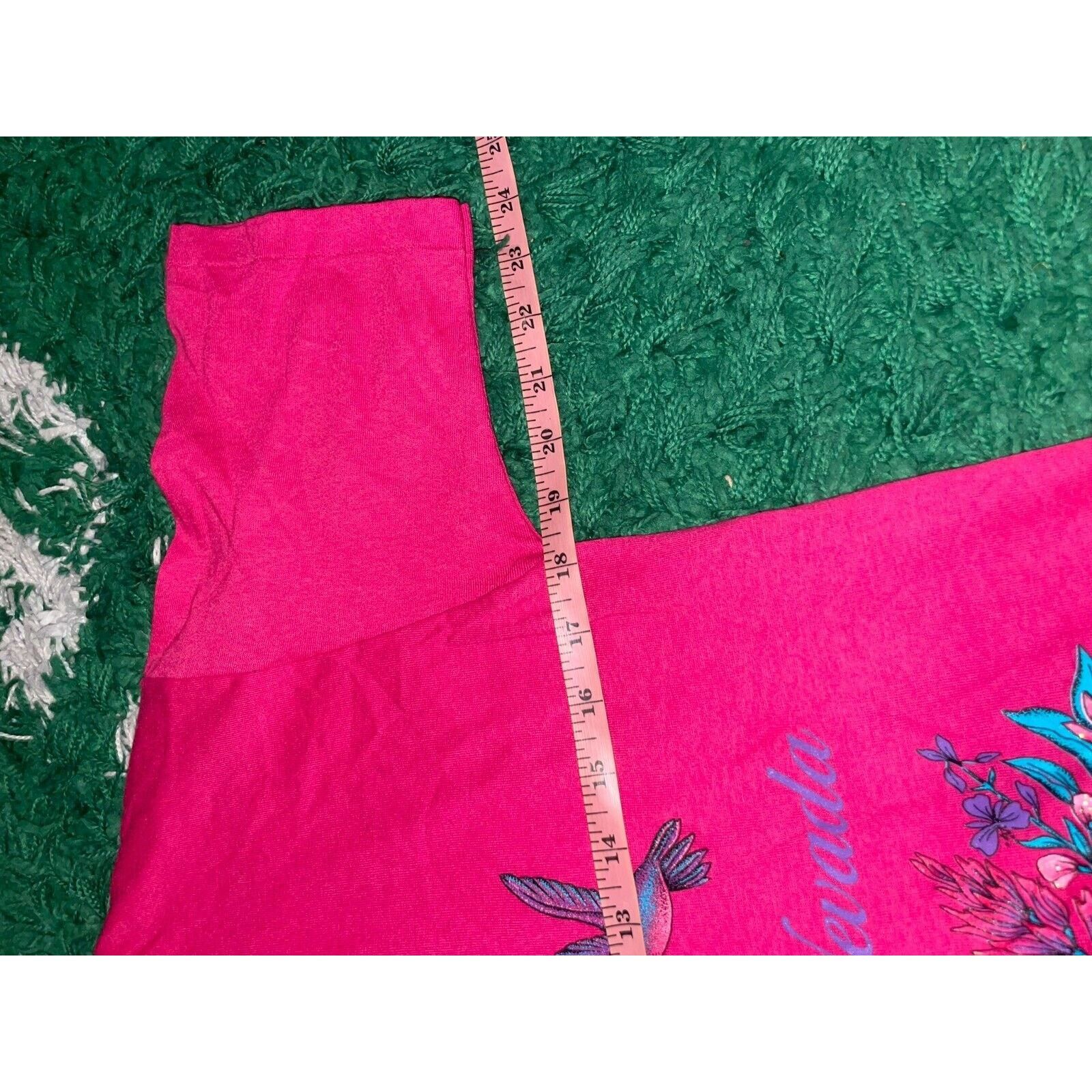 Jerzees Vintage Nevada Shirt Tee Pink Flower Jerzees Graphic 90s M Size US M / EU 48-50 / 2 - 11 Thumbnail