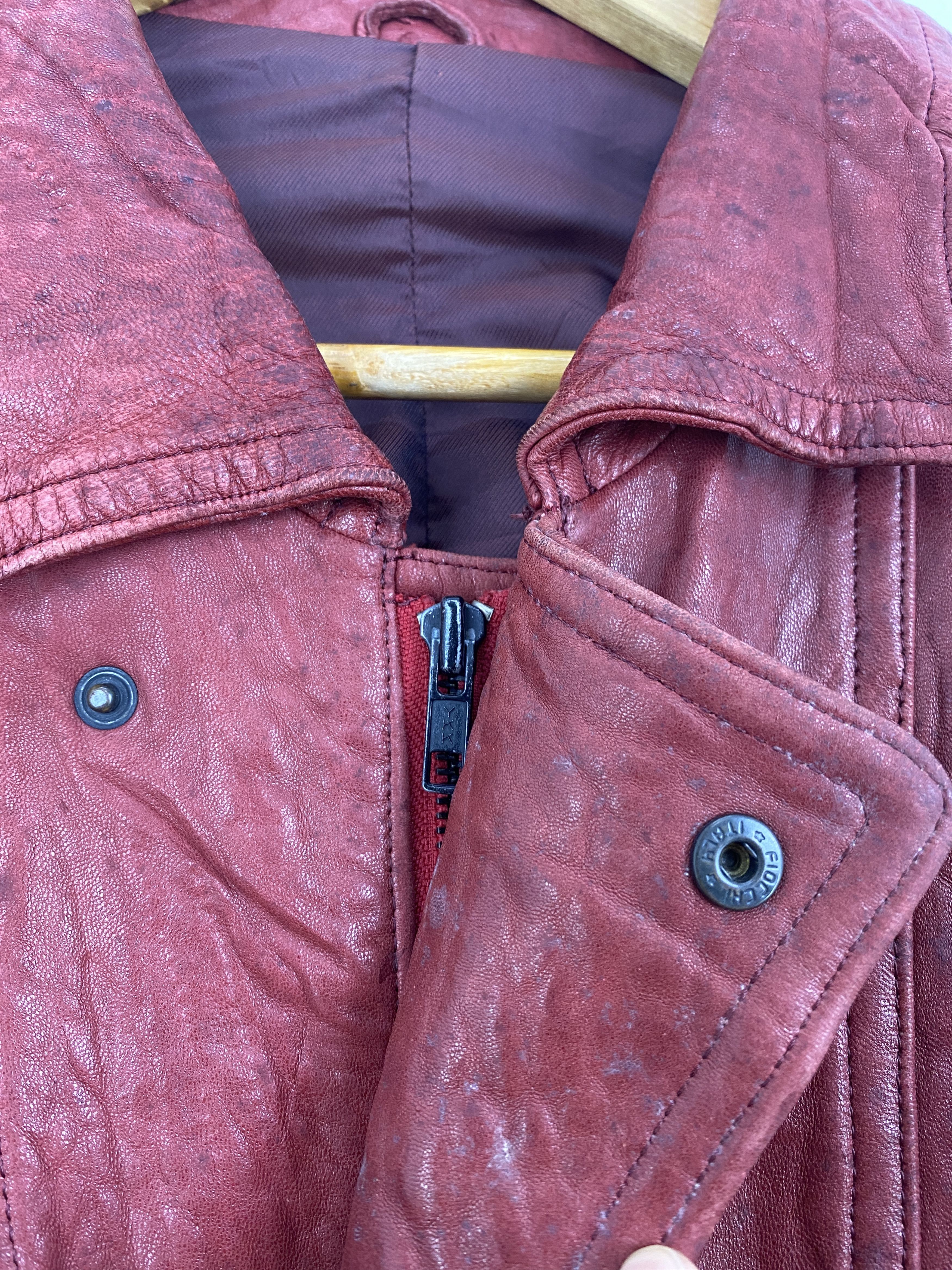 Japanese Brand Vintage Japanese Brand Gicoll Japan Leather Jacket JA0081 Size US M / EU 48-50 / 2 - 9 Thumbnail