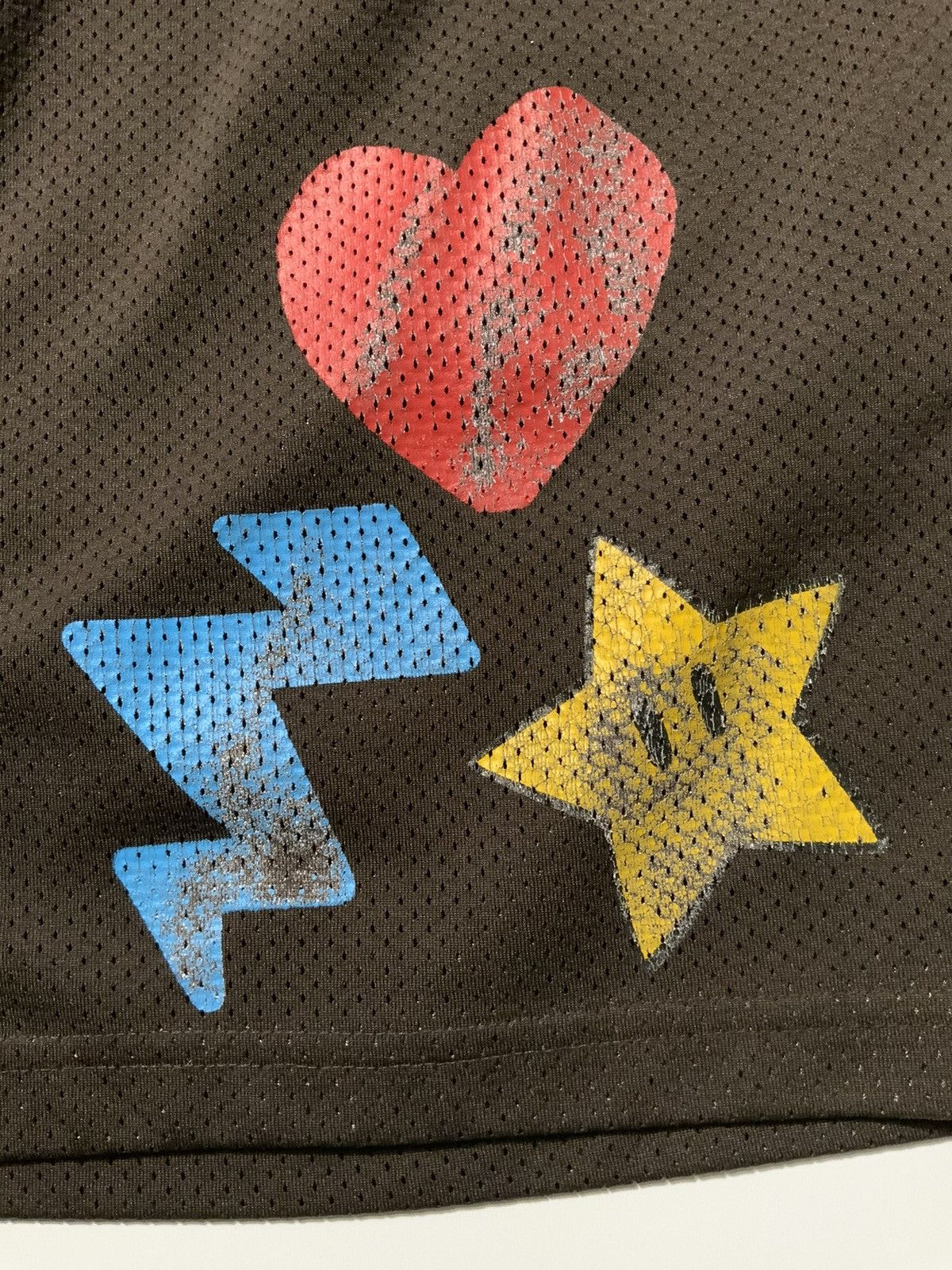 Other Dead Fresh Crew Heart Star Face 7” Inseam Basketball Shorts Size US 32 / EU 48 - 6 Thumbnail