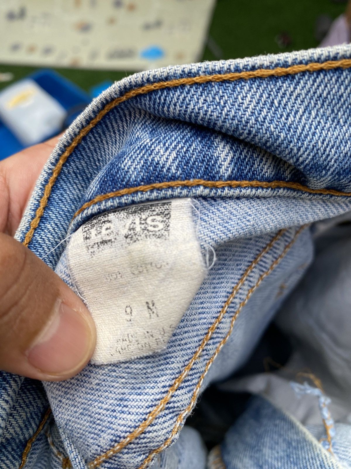 Levi's Vintage Clothing W29x31 Vintage levi's made in USA cut off legs Size 29" - 4 Thumbnail