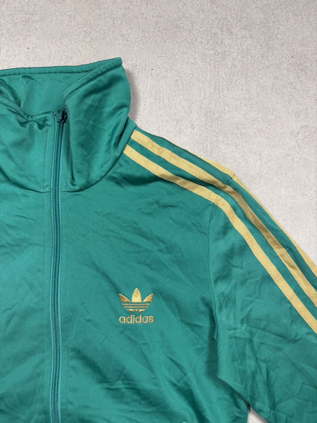 Adidas Vintage Adidas Originals Green Trefoil Track Jacket Size 36 Size XS / US 0-2 / IT 36-38 - 11 Thumbnail